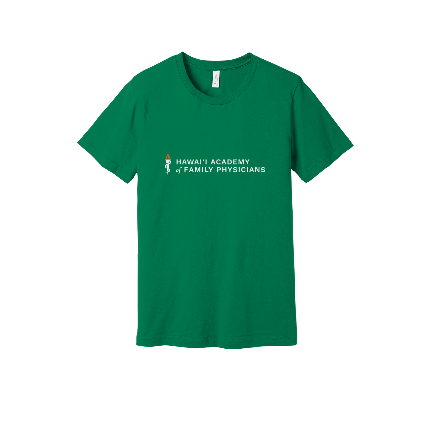 hafp-everyday-essentials-clinic-short-sleeve-tee-dtf-front-BC3001-kelly-flat-front
