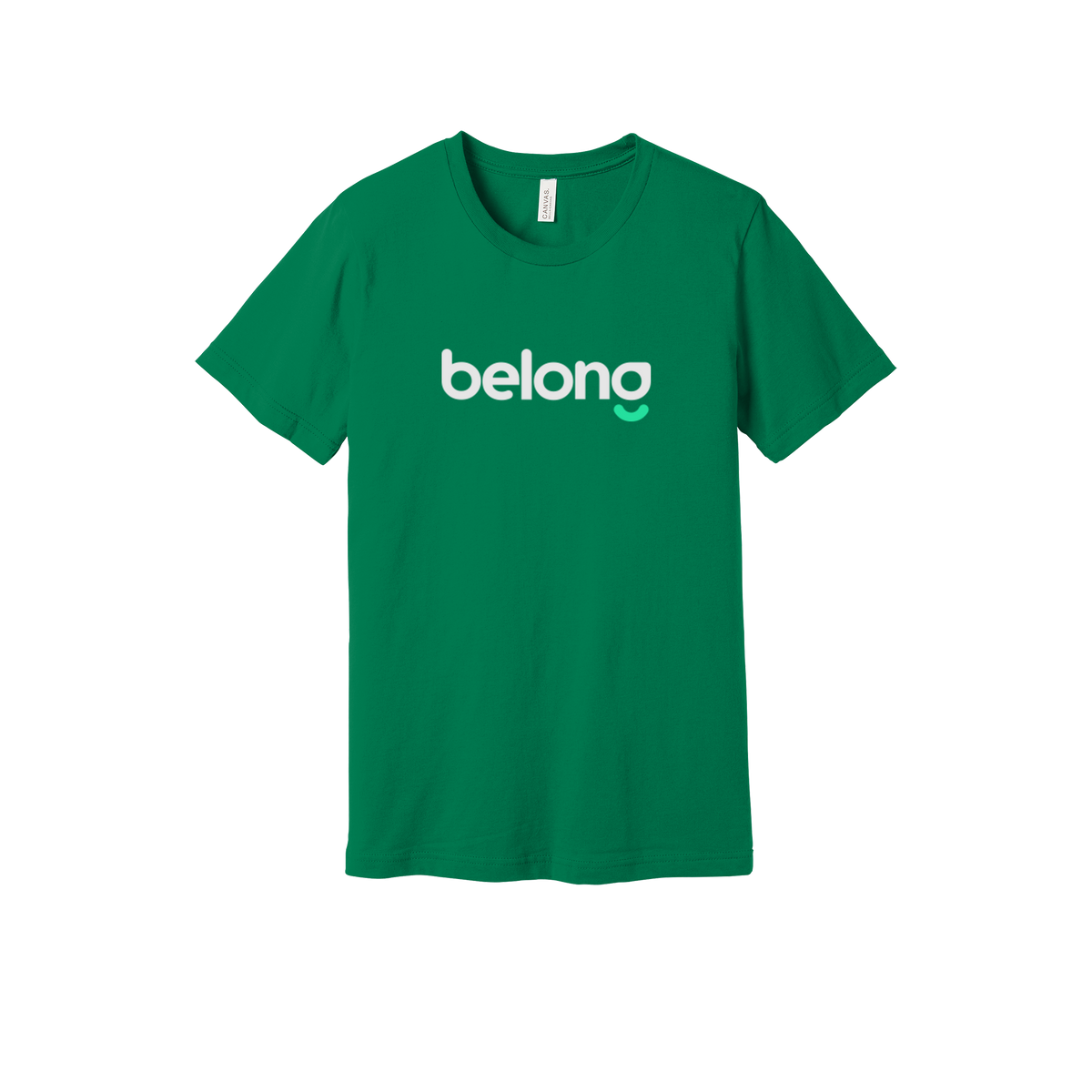 belonghome-everyday-essentials-short-sleeve-tee-dtf-front-BC3001-kelly-flat-front