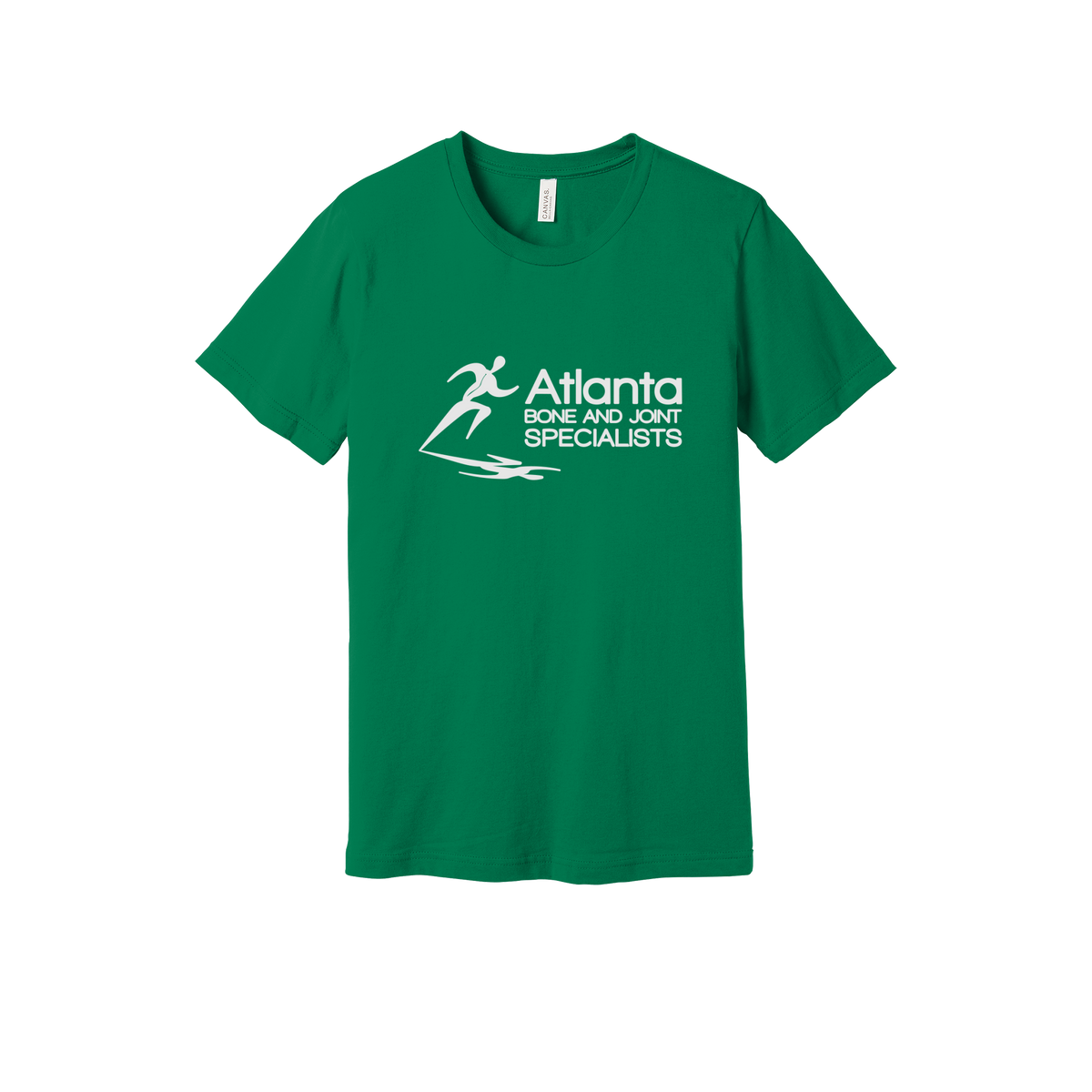 atlantaboneandjoint-everyday-essentials-clinic-short-sleeve-tee-dtf-front-BC3001-kelly-flat-front