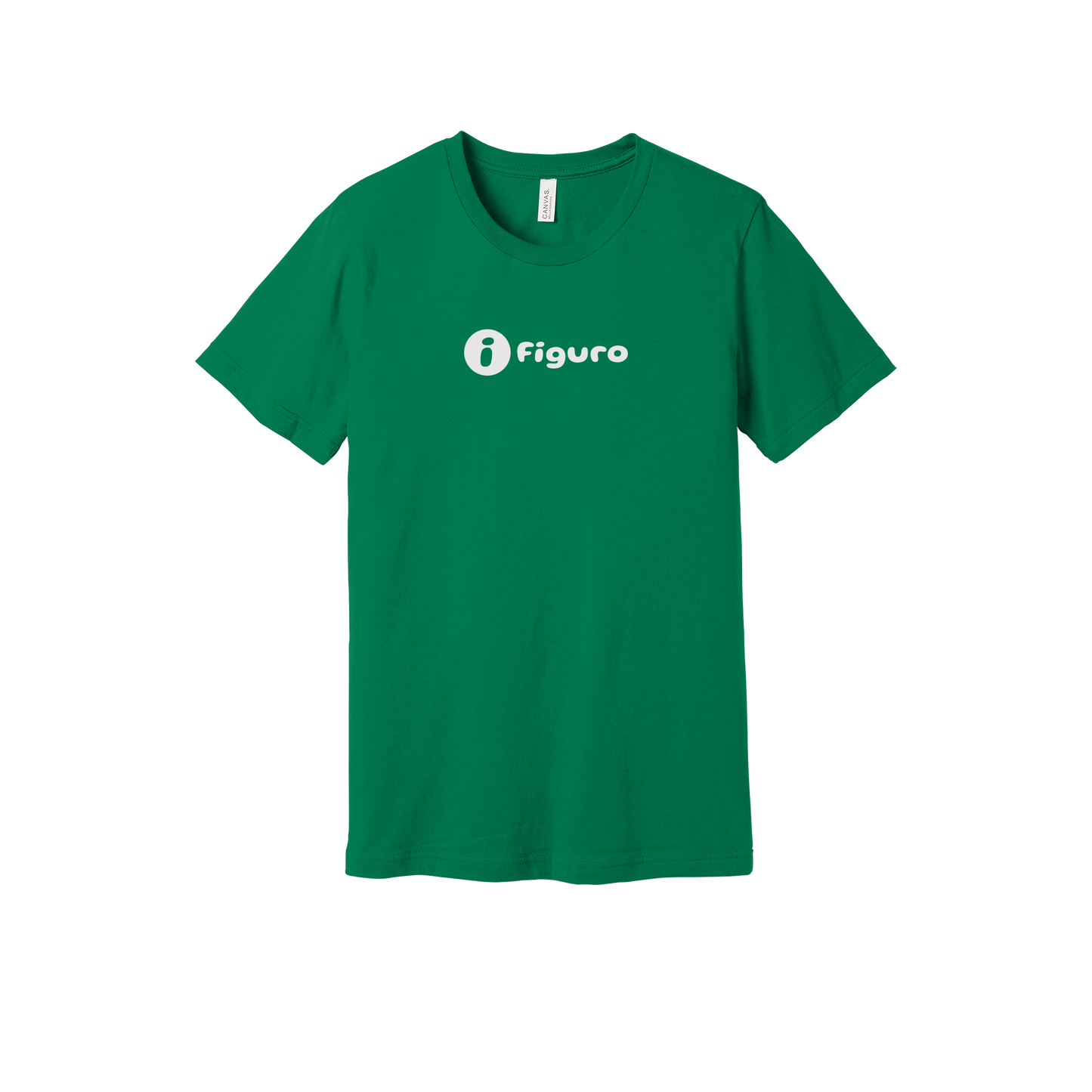 getfiguro-everyday-essentials-short-sleeve-tee-dtf-front-BC3001-kelly-flat-front