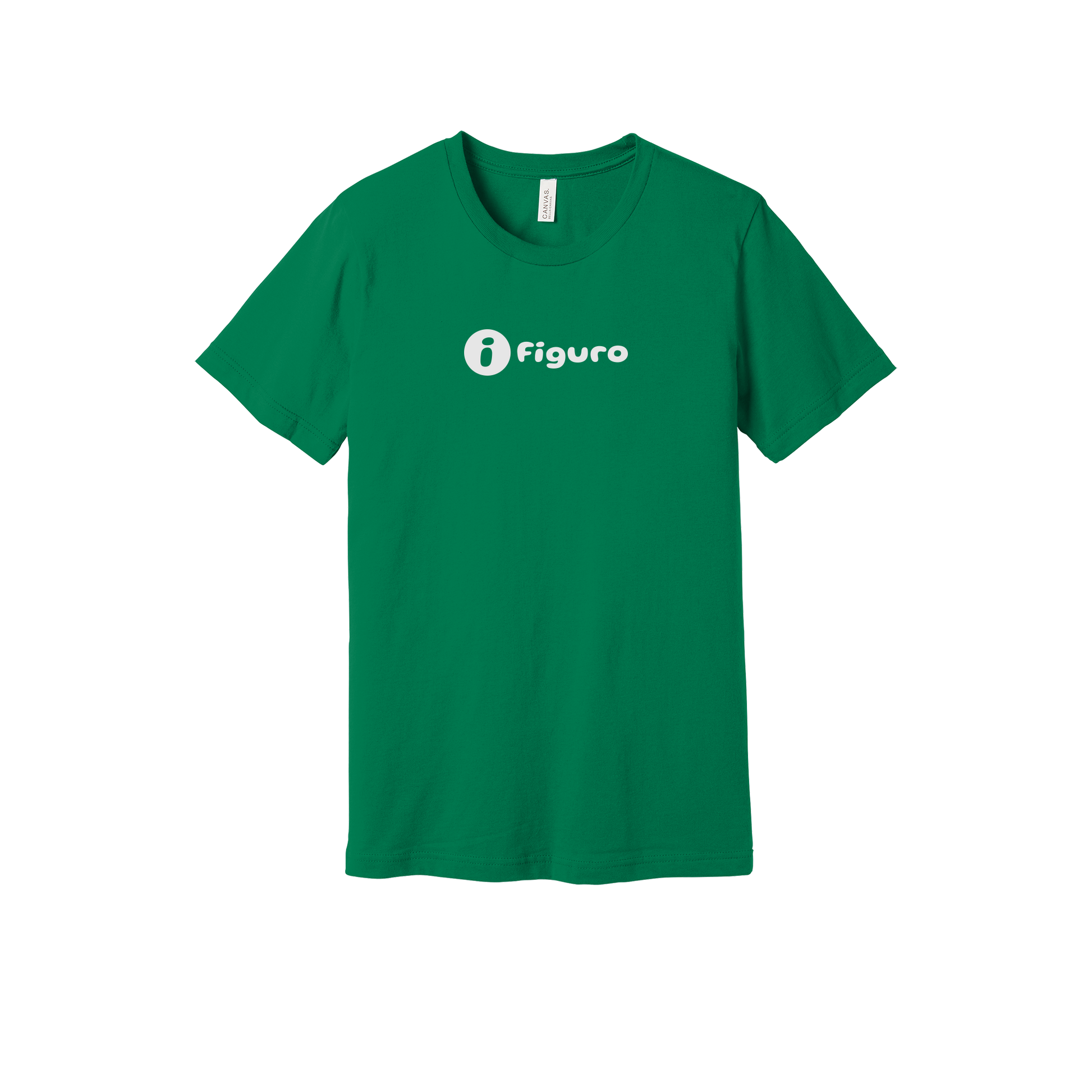 getfiguro-everyday-essentials-short-sleeve-tee-dtf-front-BC3001-kelly-flat-front