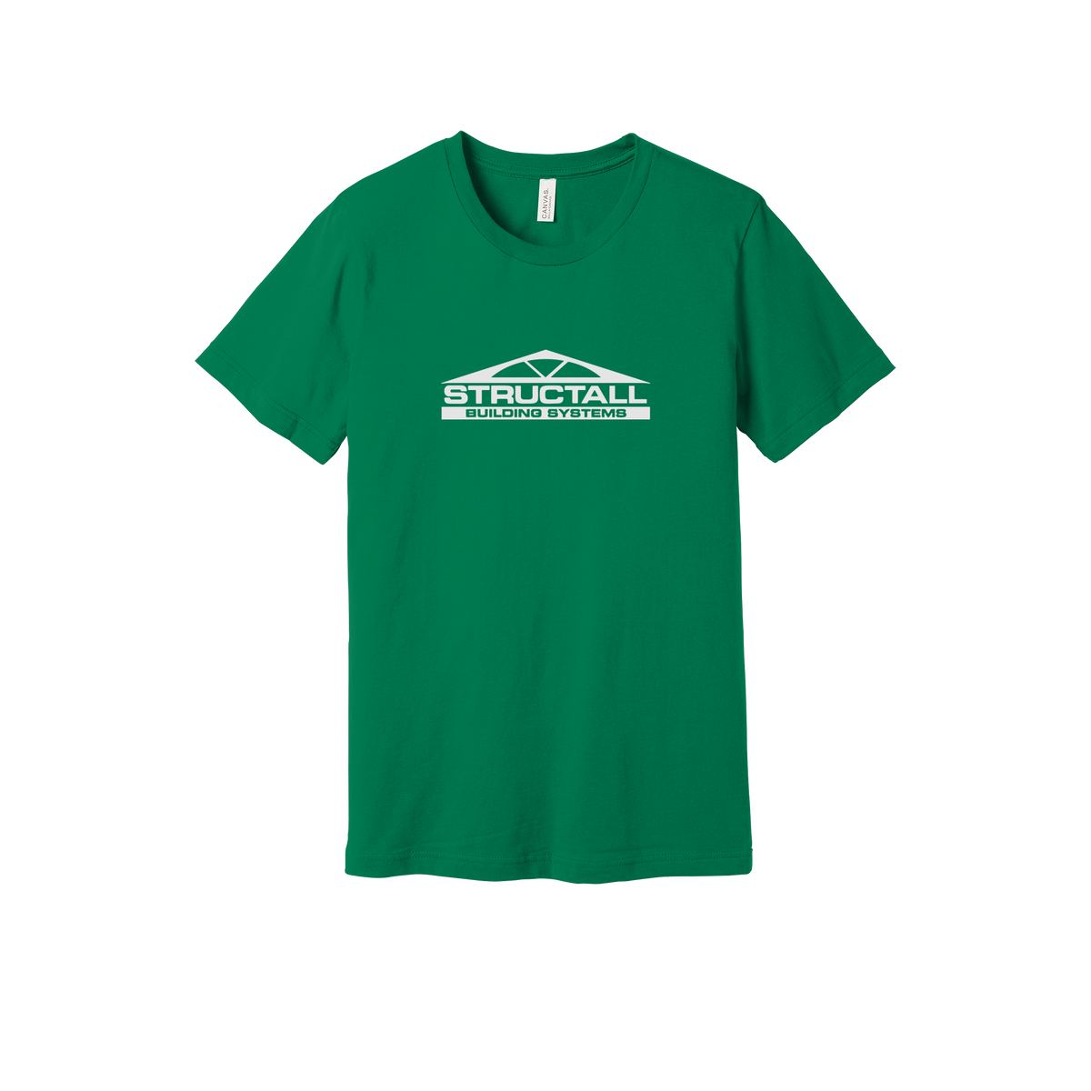 structall-everyday-essentials-short-sleeve-tee-dtf-front-BC3001-kelly-flat-front