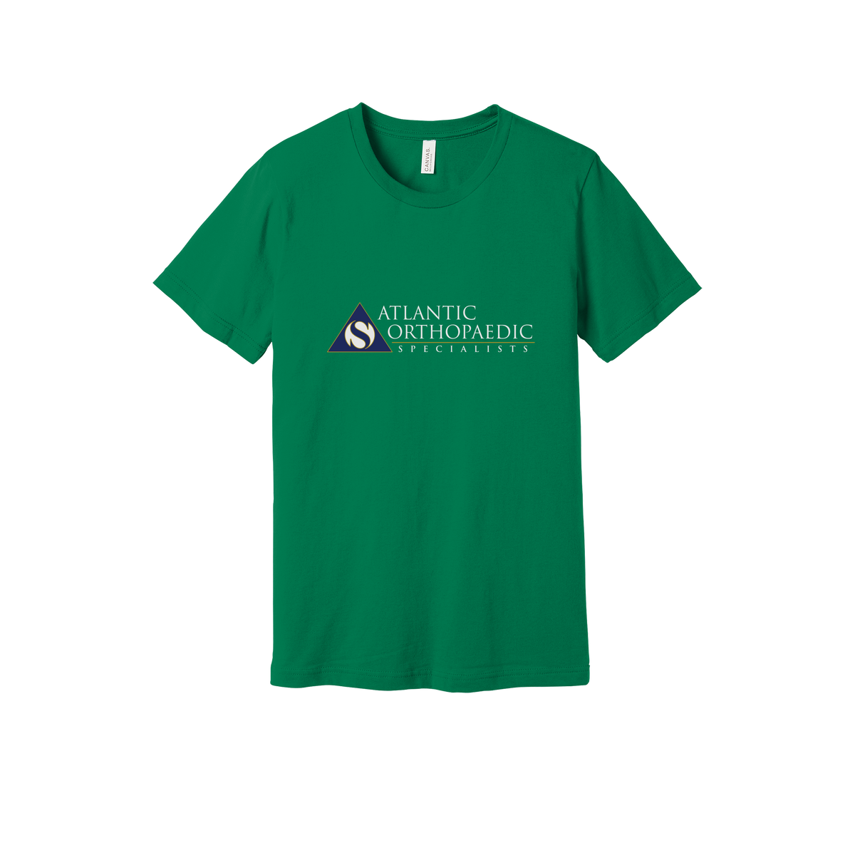 atlanticortho-everyday-essentials-clinic-short-sleeve-tee-dtf-front-BC3001-kelly-flat-front