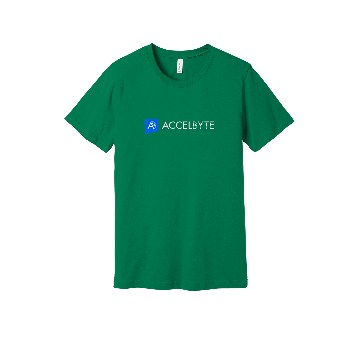accelbyte-everyday-essentials-short-sleeve-tee-dtf-front-BC3001-kelly-flat-front