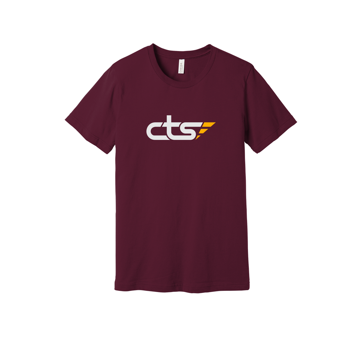 cts1-everyday-essentials-short-sleeve-tee-dtf-front-BC3001-maroon-flat-front