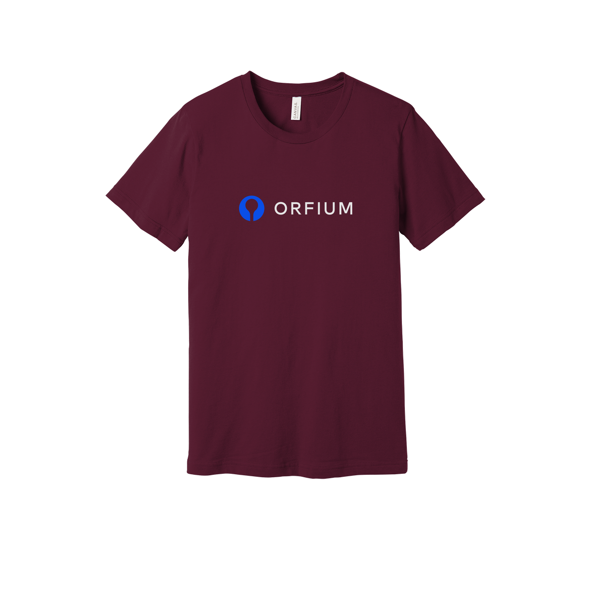 orfium-everyday-essentials-short-sleeve-tee-dtf-front-BC3001-maroon-flat-front