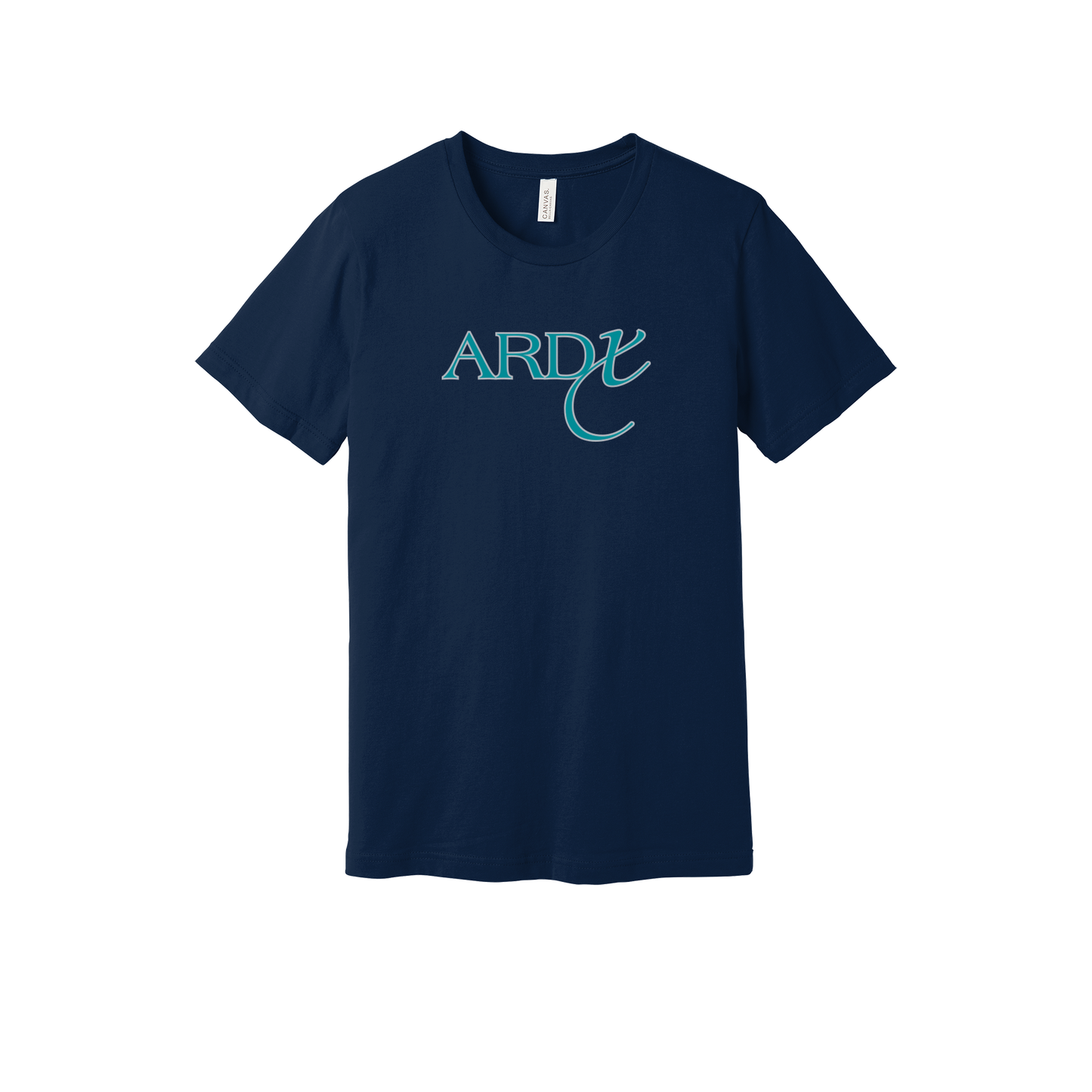 ardx-everyday-essentials-short-sleeve-tee-dtf-front-BC3001-navy-flat-front