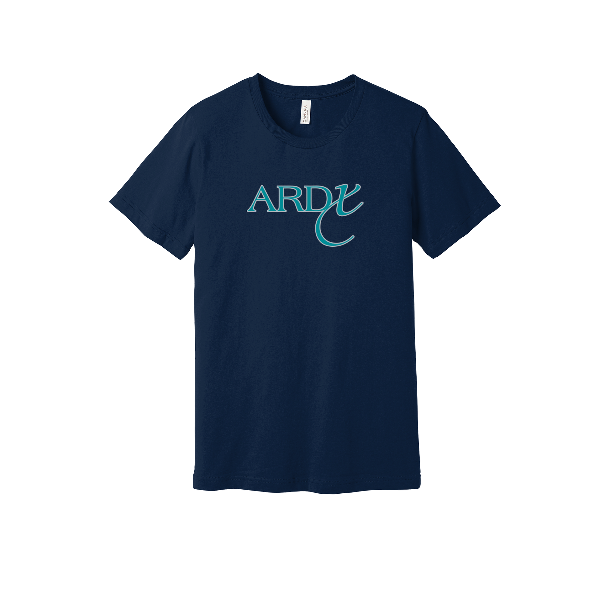ardx-everyday-essentials-short-sleeve-tee-dtf-front-BC3001-navy-flat-front