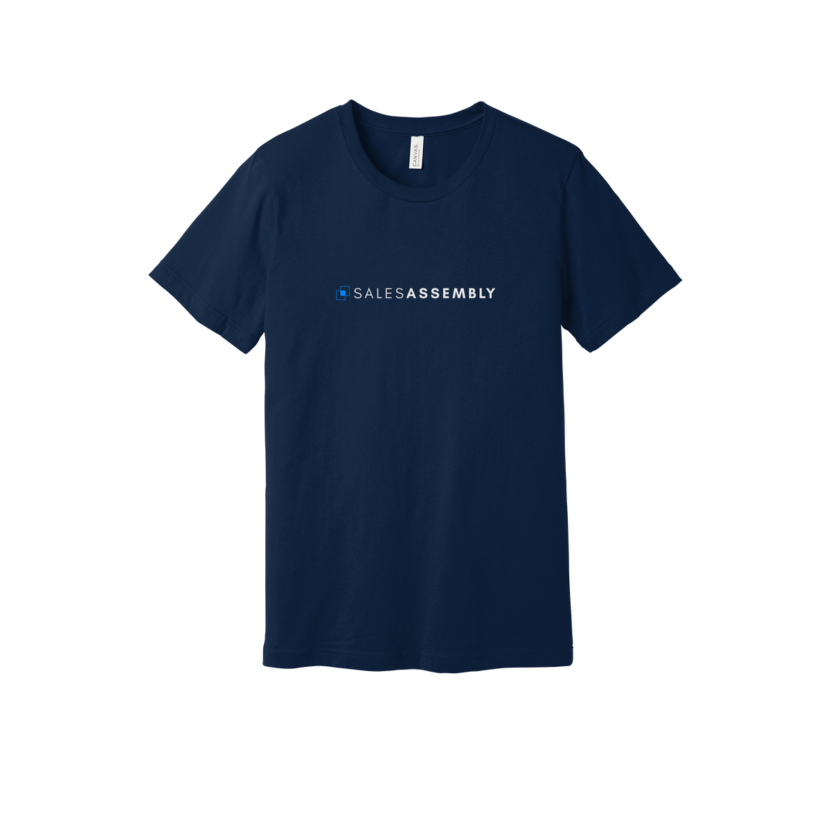 salesassembly-everyday-essentials-short-sleeve-tee-dtf-front-BC3001-navy-flat-front