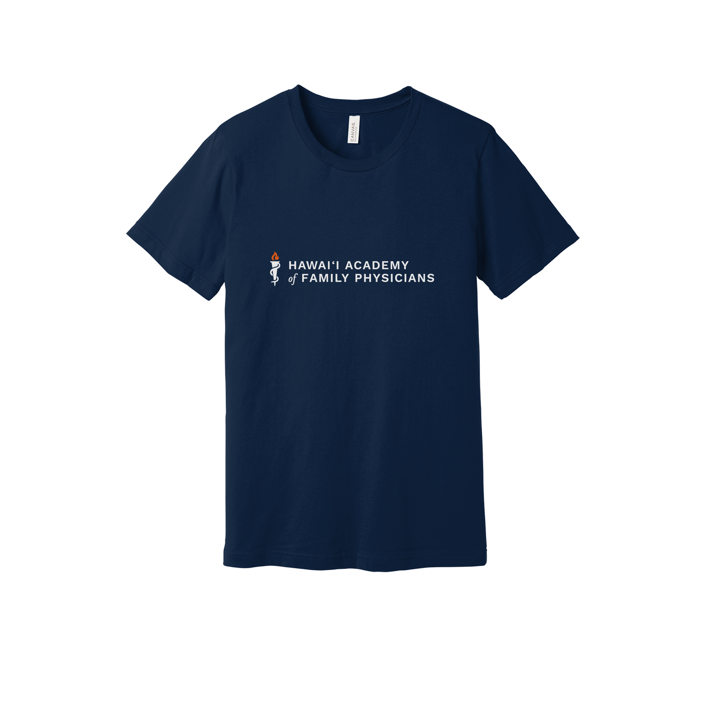 hafp-everyday-essentials-clinic-short-sleeve-tee-dtf-front-BC3001-navy-flat-front
