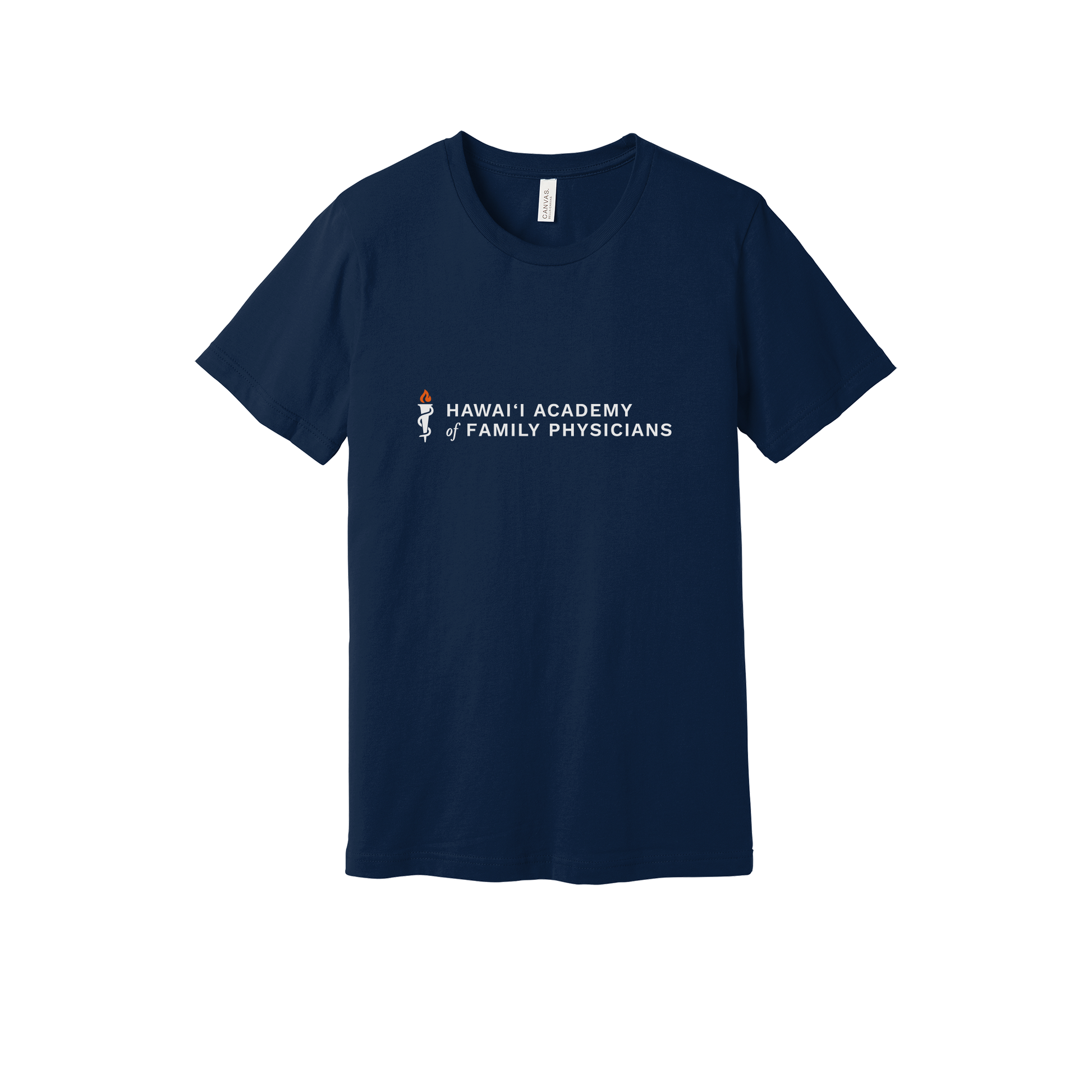 hafp-everyday-essentials-clinic-short-sleeve-tee-dtf-front-BC3001-navy-flat-front