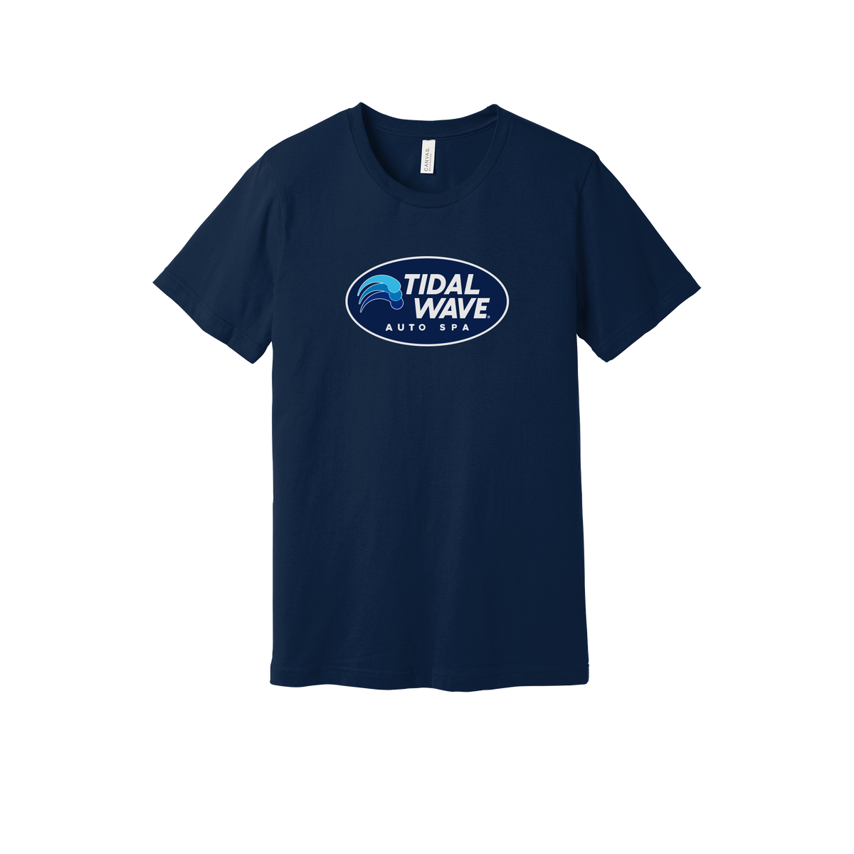 tidalwaveautospa-everyday-essentials-short-sleeve-tee-dtf-front-BC3001-navy-flat-front