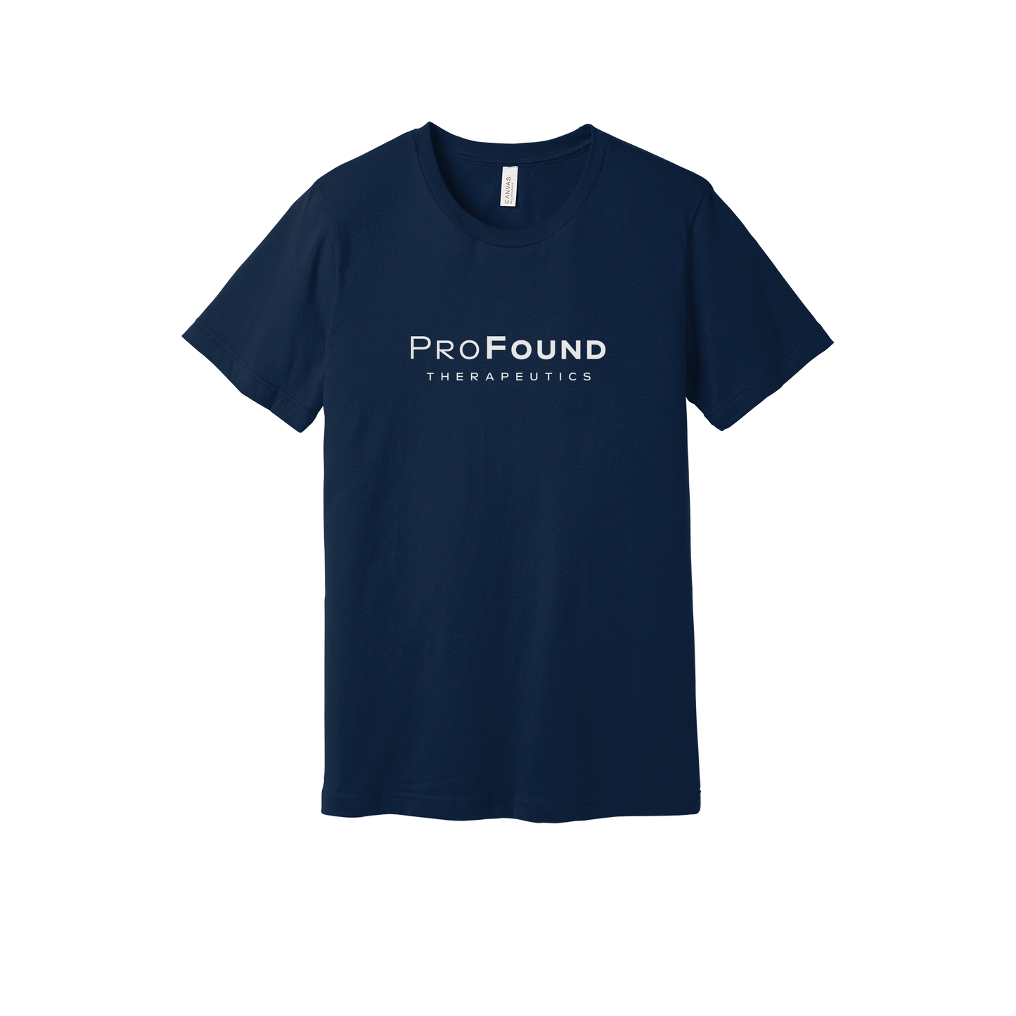 profoundtx-everyday-essentials-short-sleeve-tee-dtf-front-BC3001-navy-flat-front