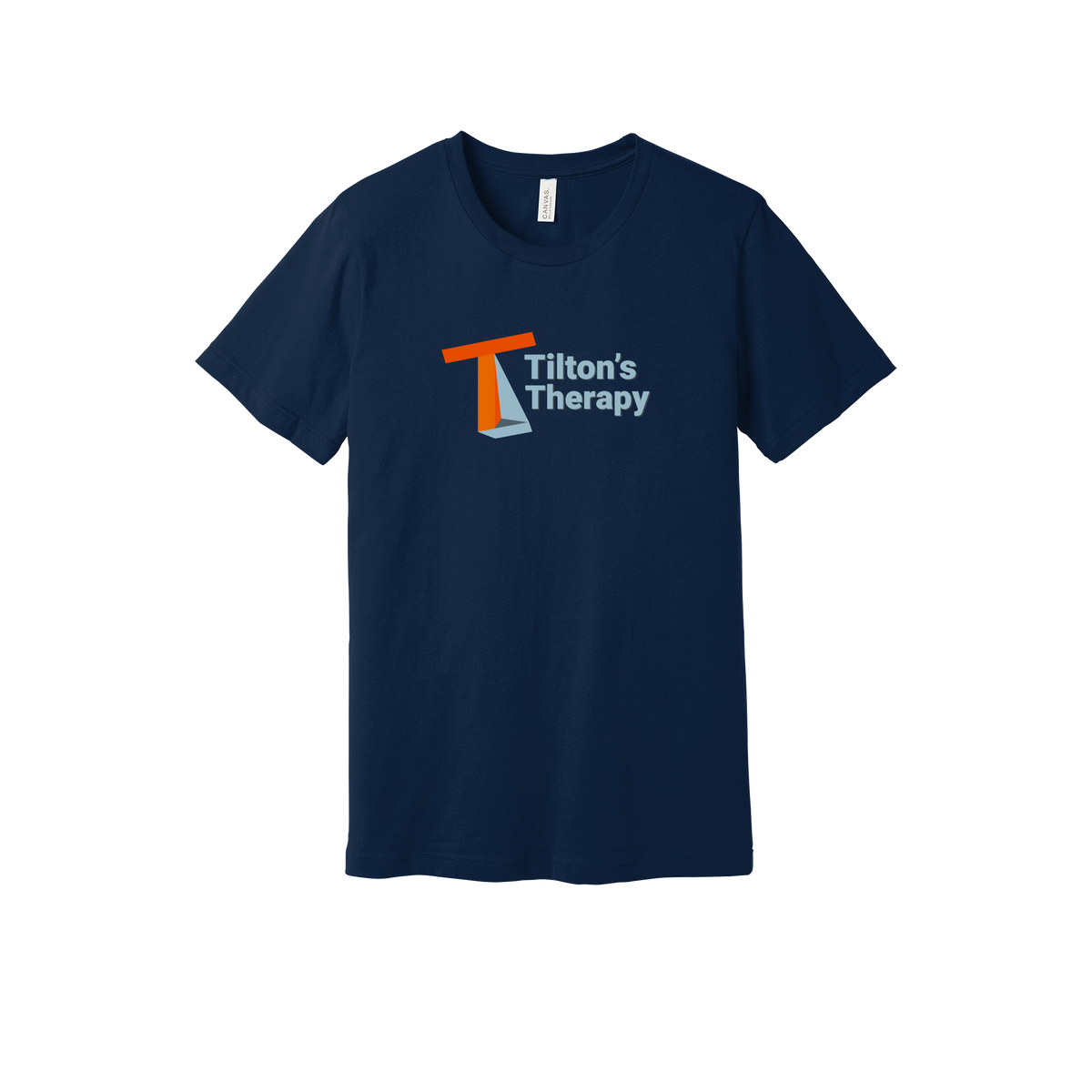 tiltonstherapy-everyday-essentials-short-sleeve-tee-dtf-front-BC3001-navy-flat-front