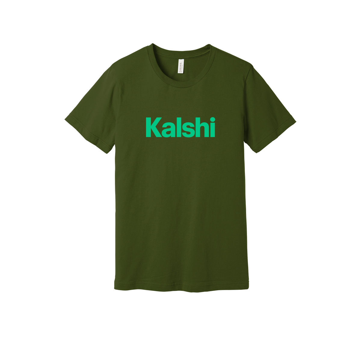 kalshi-everyday-essentials-short-sleeve-tee-dtf-front-BC3001-olive-flat-front