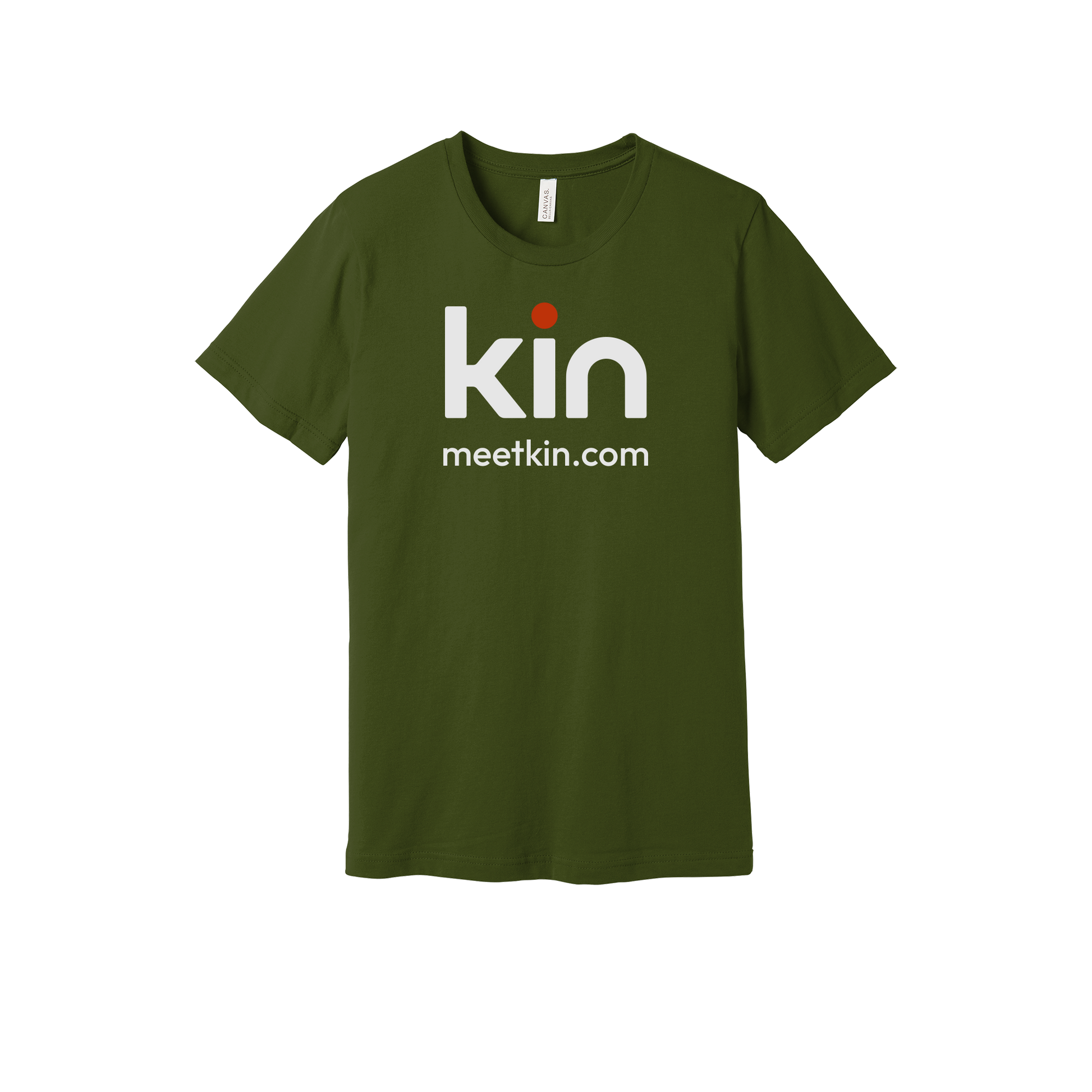 kin-everyday-essentials-short-sleeve-tee-dtf-front-BC3001-olive-flat-front