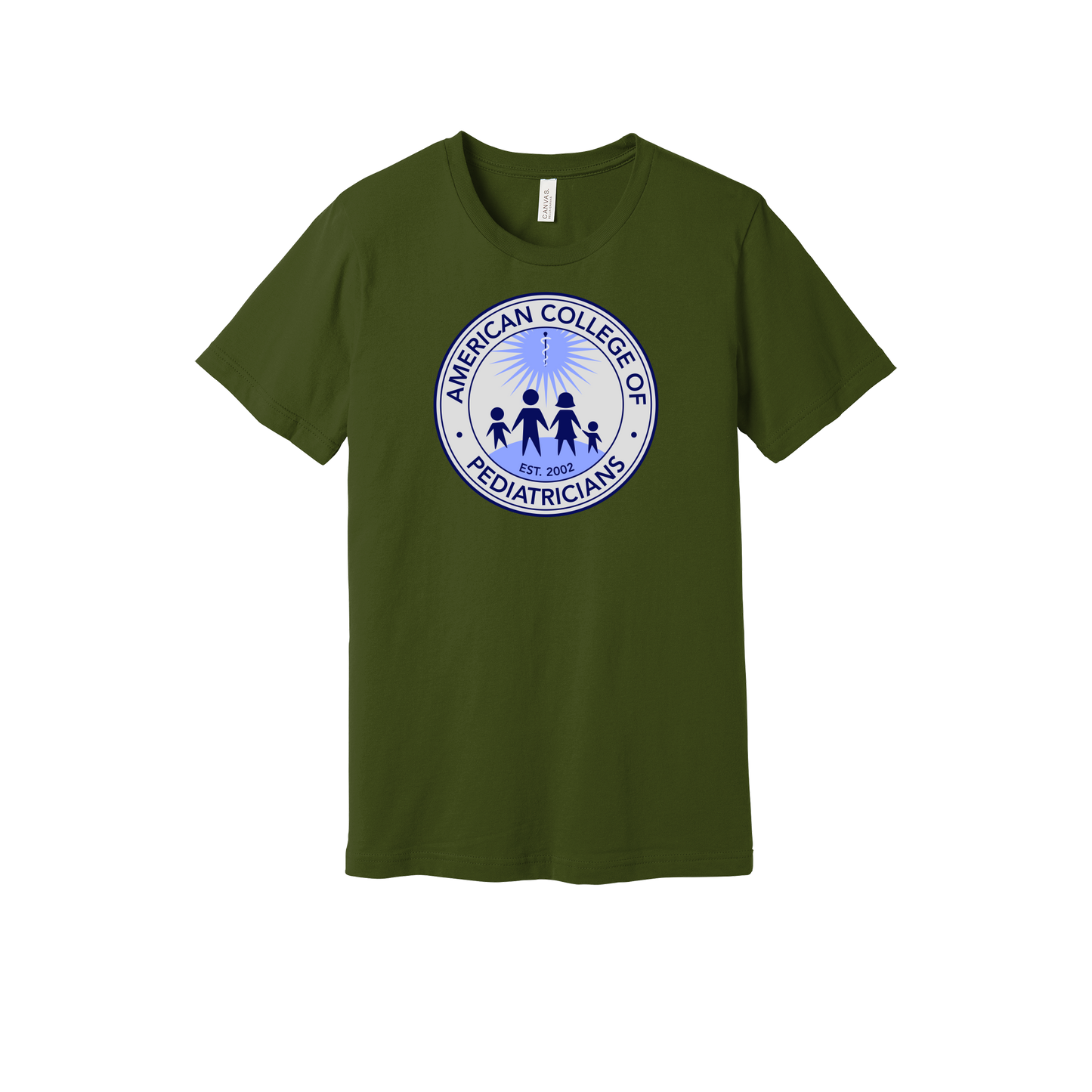 acpeds-everyday-essentials-clinic-short-sleeve-tee-dtf-front-BC3001-olive-flat-front