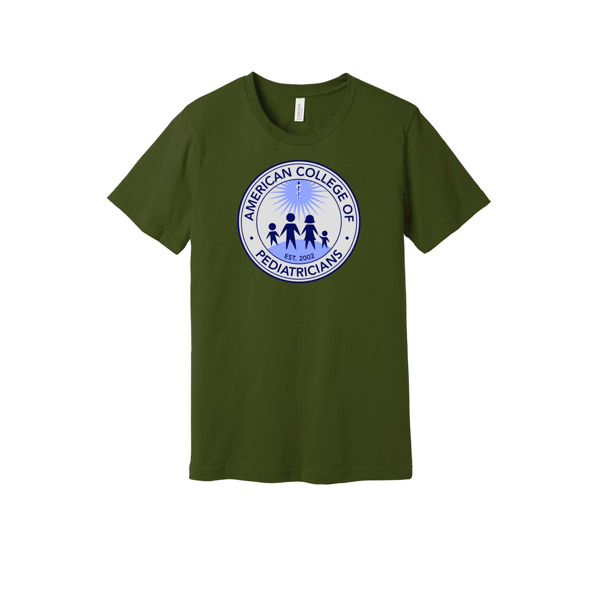acpeds-everyday-essentials-clinic-short-sleeve-tee-dtf-front-BC3001-olive-flat-front