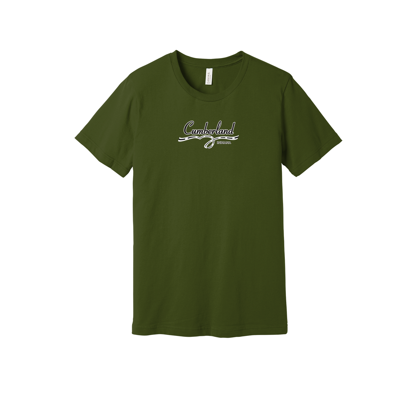 cumberland-everyday-essentials-short-sleeve-tee-dtf-front-BC3001-olive-flat-front