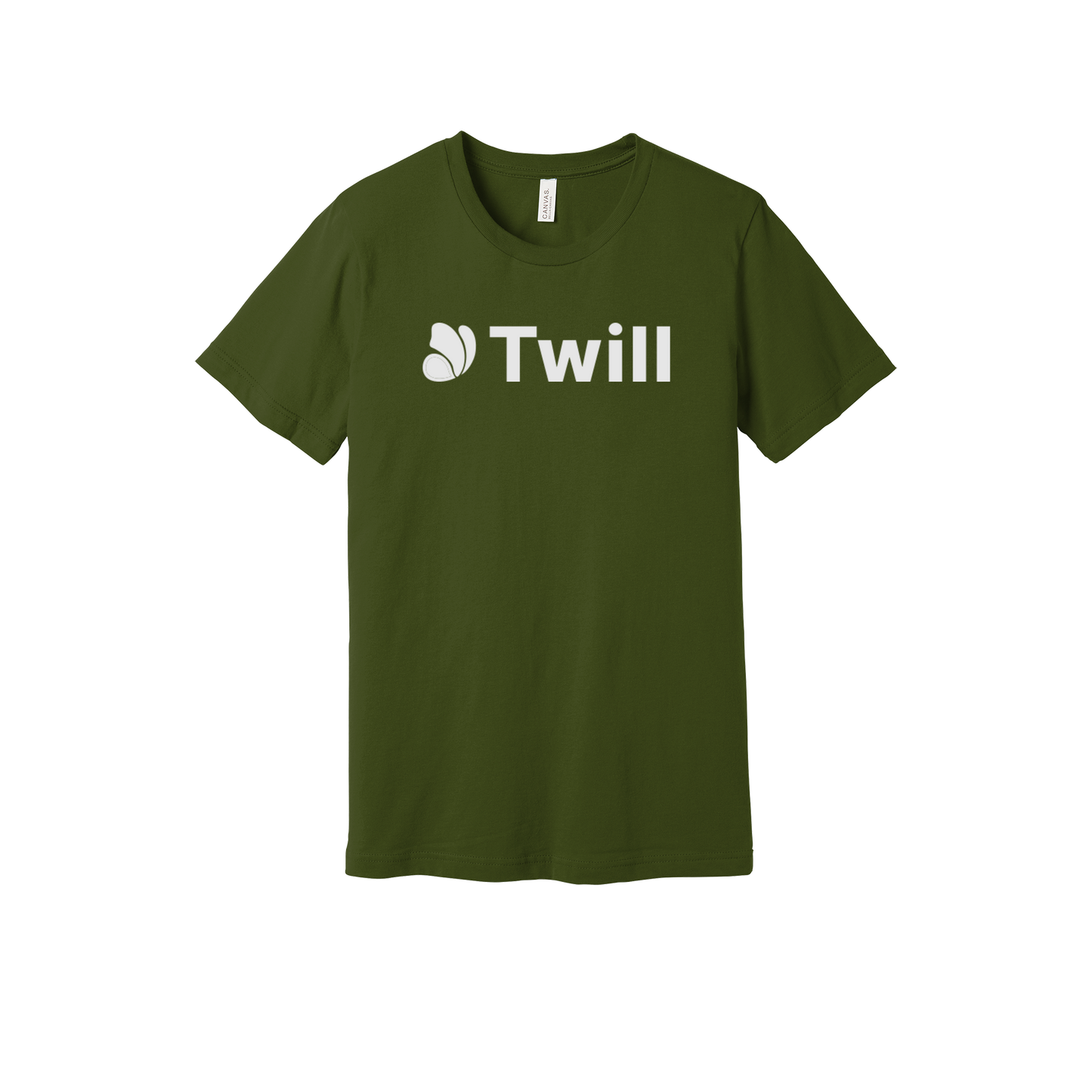 withtwill-everyday-essentials-short-sleeve-tee-dtf-front-BC3001-olive-flat-front
