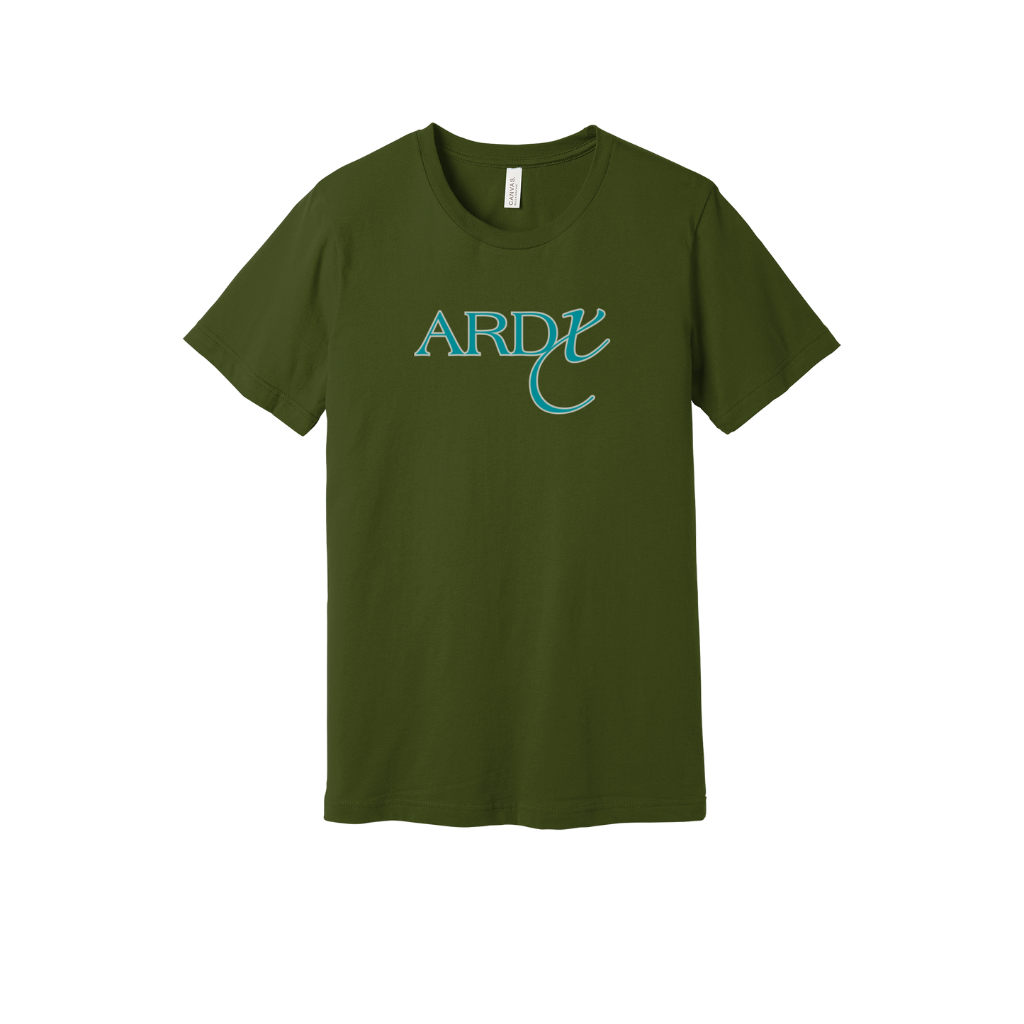 ardx-everyday-essentials-short-sleeve-tee-dtf-front-BC3001-olive-flat-front
