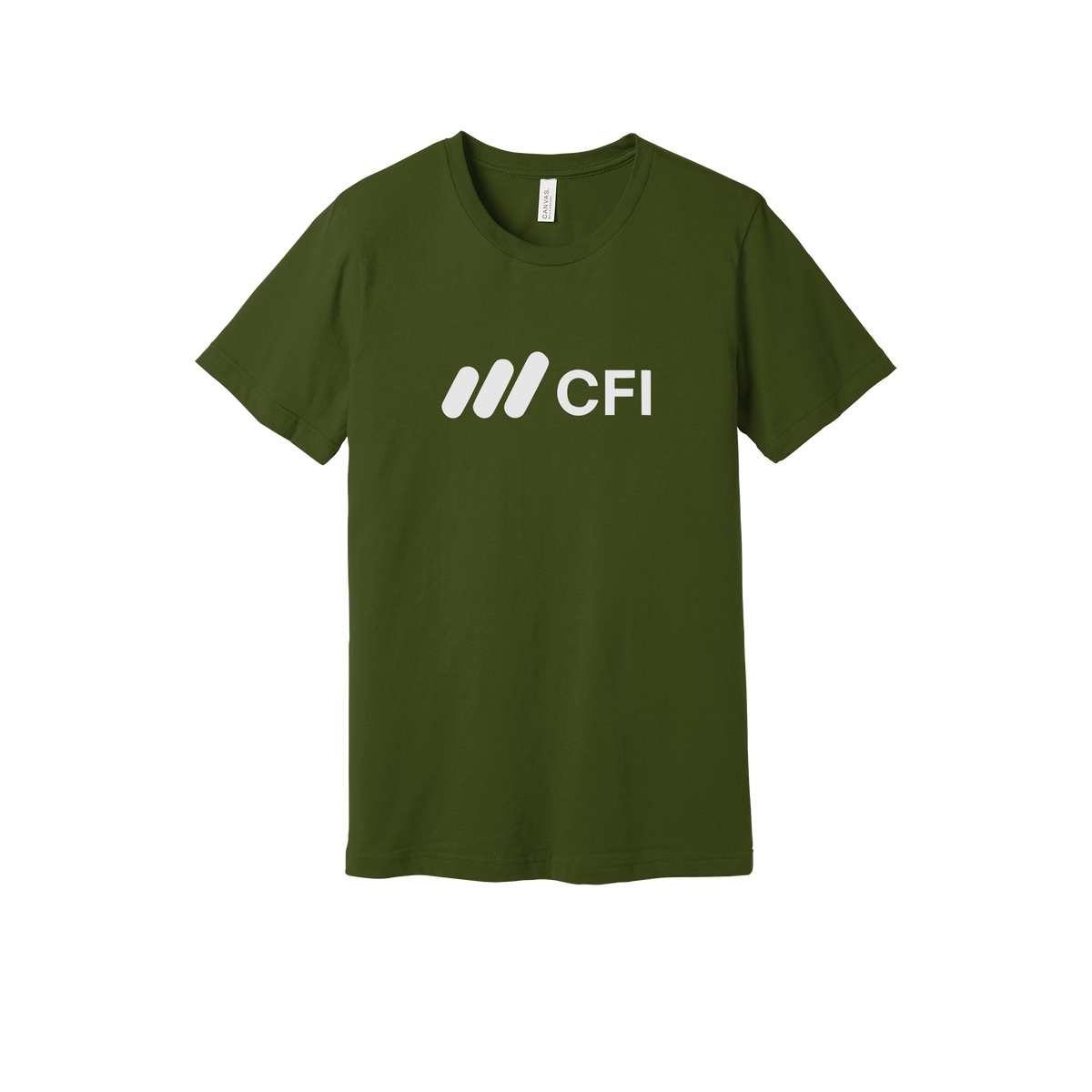 corporatefinanceinstitute-everyday-essentials-short-sleeve-tee-dtf-front-BC3001-olive-flat-front