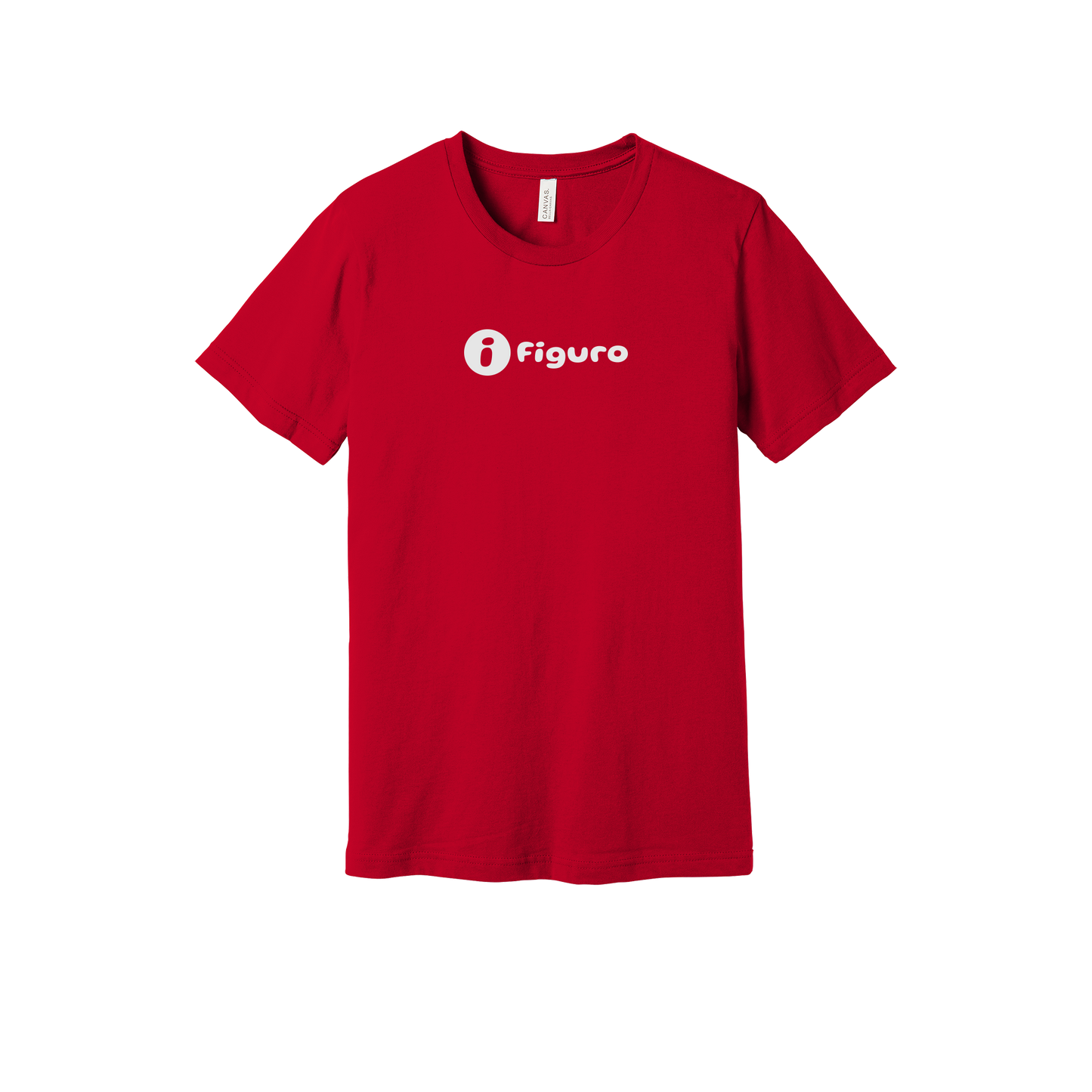 getfiguro-everyday-essentials-short-sleeve-tee-dtf-front-BC3001-red-flat-front