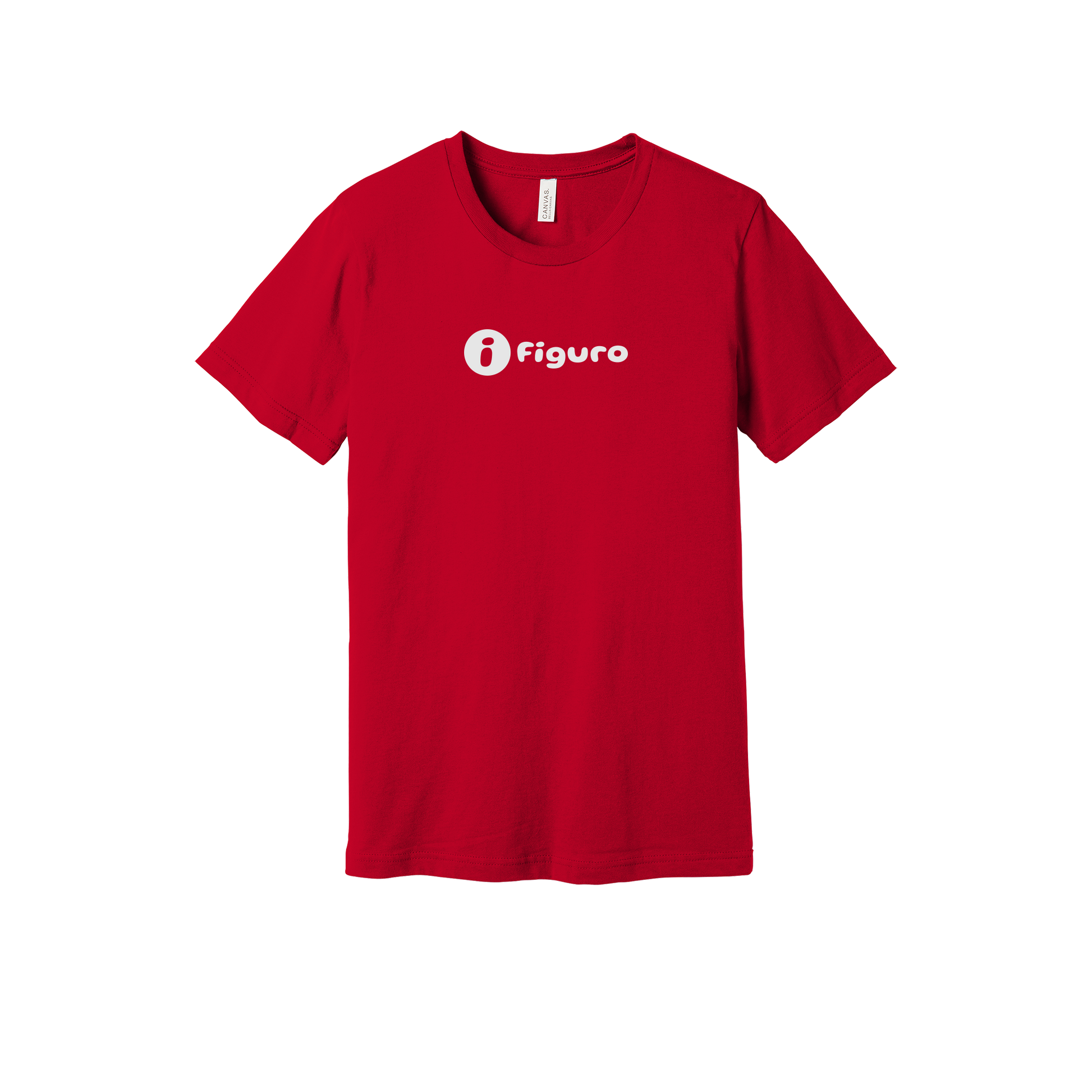 getfiguro-everyday-essentials-short-sleeve-tee-dtf-front-BC3001-red-flat-front