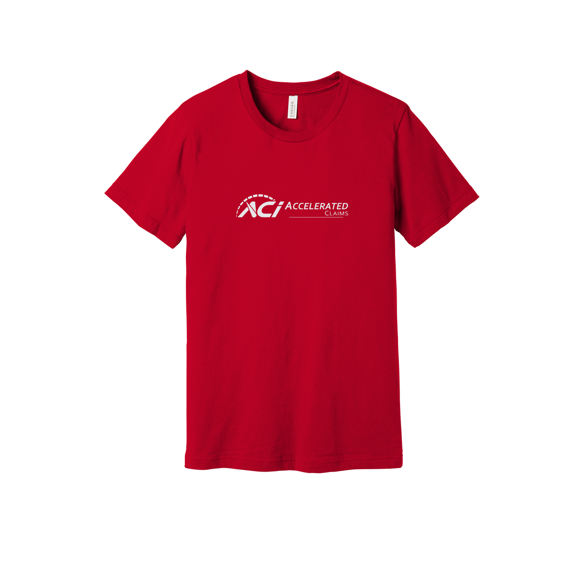 accelclaims-everyday-essentials-short-sleeve-tee-dtf-front-BC3001-red-flat-front