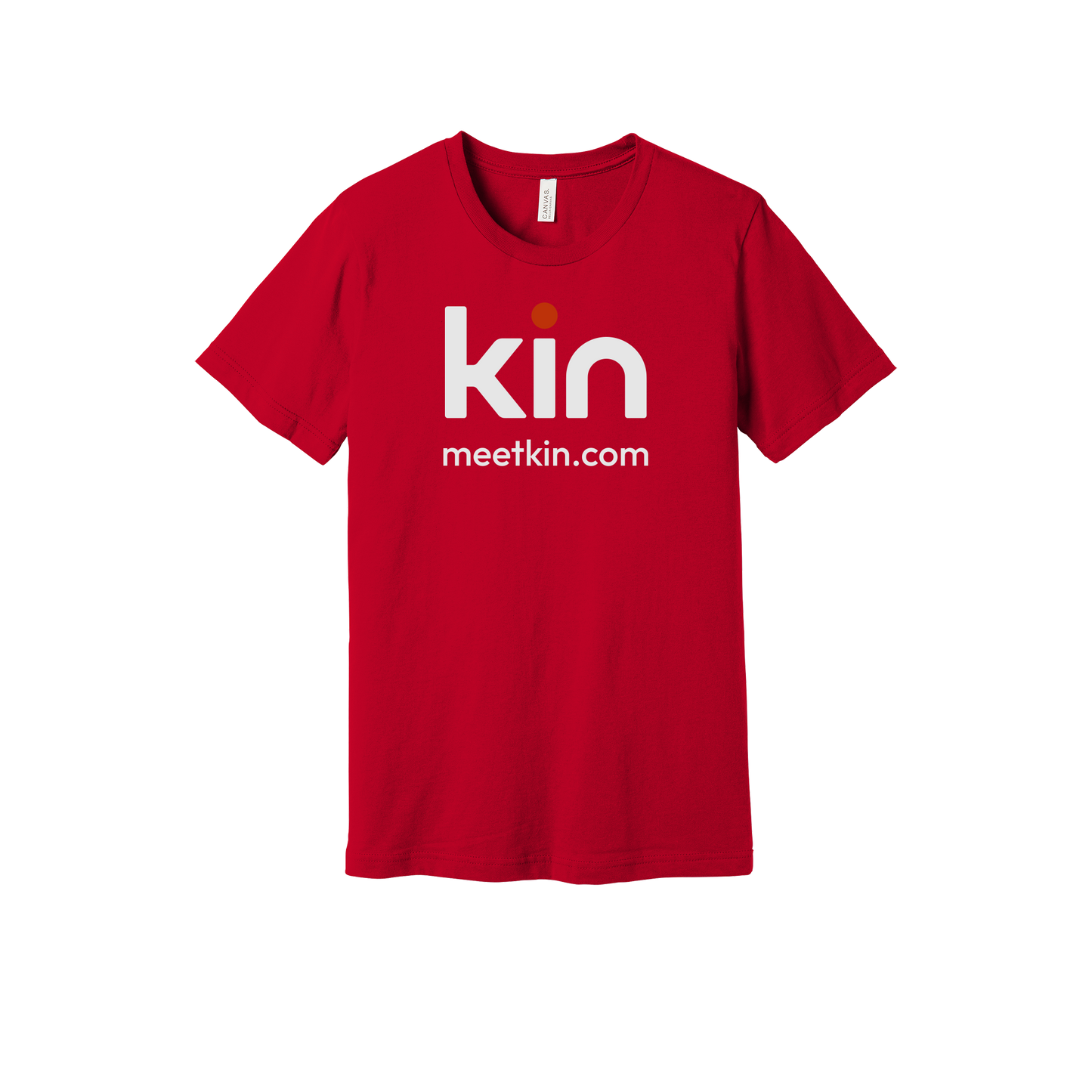 kin-everyday-essentials-short-sleeve-tee-dtf-front-BC3001-red-flat-front
