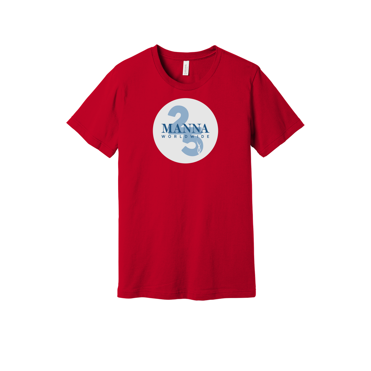 mannaworldwide-everyday-essentials-short-sleeve-tee-dtf-front-BC3001-red-flat-front