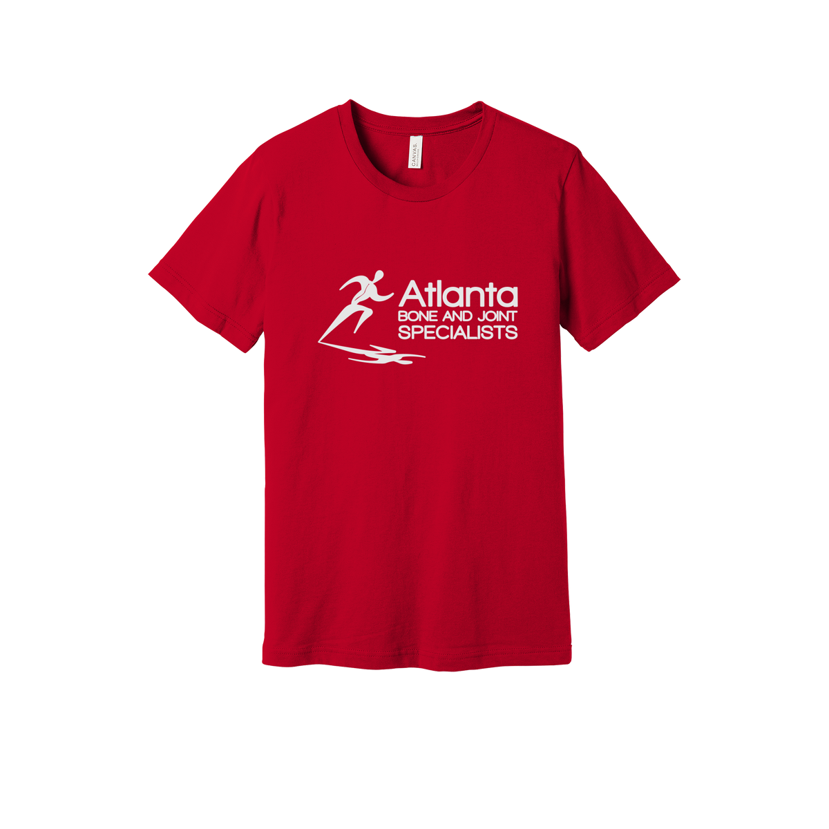 atlantaboneandjoint-everyday-essentials-clinic-short-sleeve-tee-dtf-front-BC3001-red-flat-front
