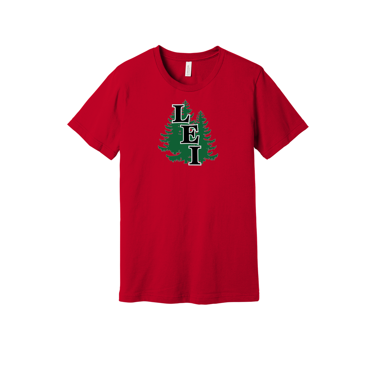 leisite-everyday-essentials-short-sleeve-tee-dtf-front-BC3001-red-flat-front