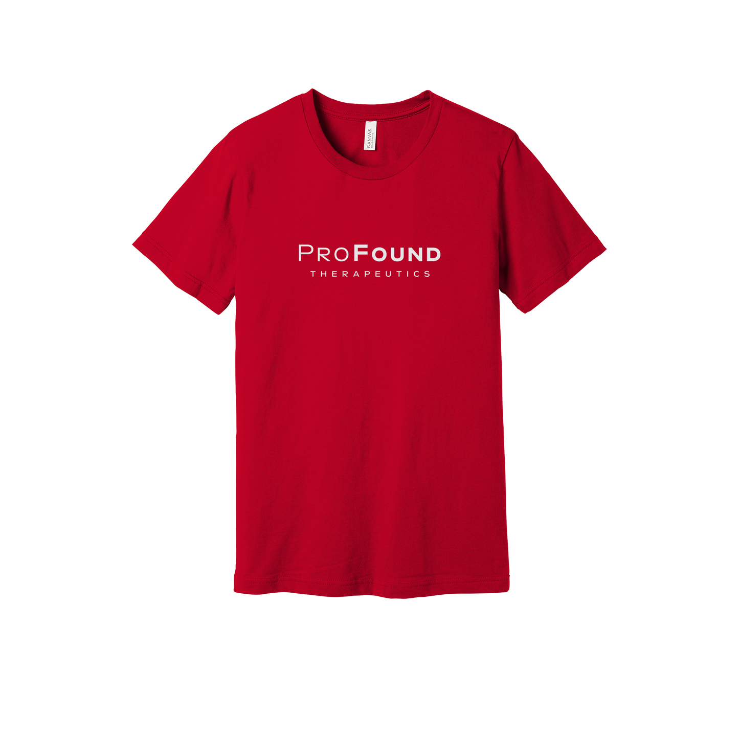 profoundtx-everyday-essentials-short-sleeve-tee-dtf-front-BC3001-red-flat-front