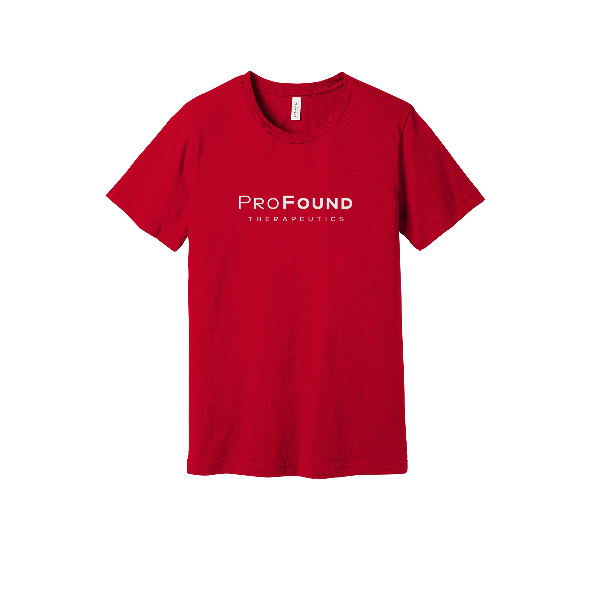 profoundtx-everyday-essentials-short-sleeve-tee-dtf-front-BC3001-red-flat-front