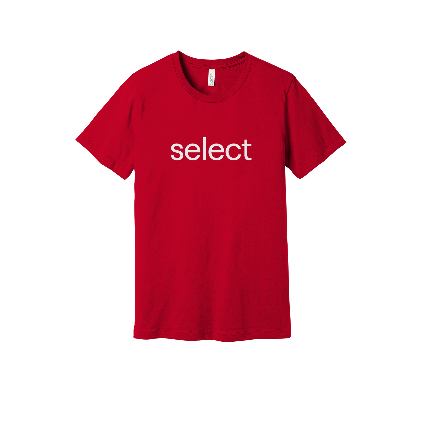 meetselect-everyday-essentials-short-sleeve-tee-dtf-front-BC3001-red-flat-front