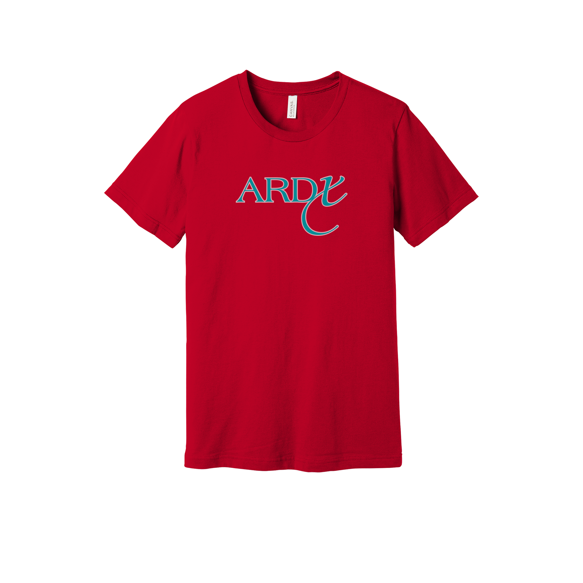 ardx-everyday-essentials-short-sleeve-tee-dtf-front-BC3001-red-flat-front