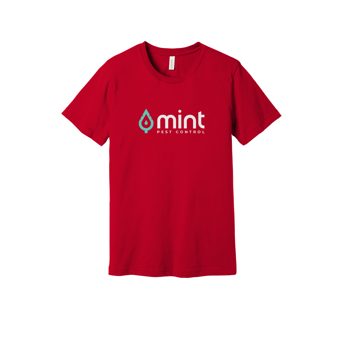 mintpest-everyday-essentials-short-sleeve-tee-dtf-front-BC3001-red-flat-front