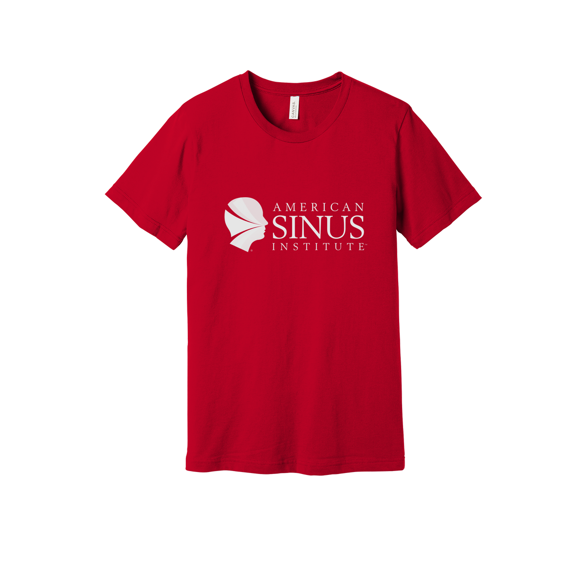 americansinus-everyday-essentials-clinic-short-sleeve-tee-dtf-front-BC3001-red-flat-front