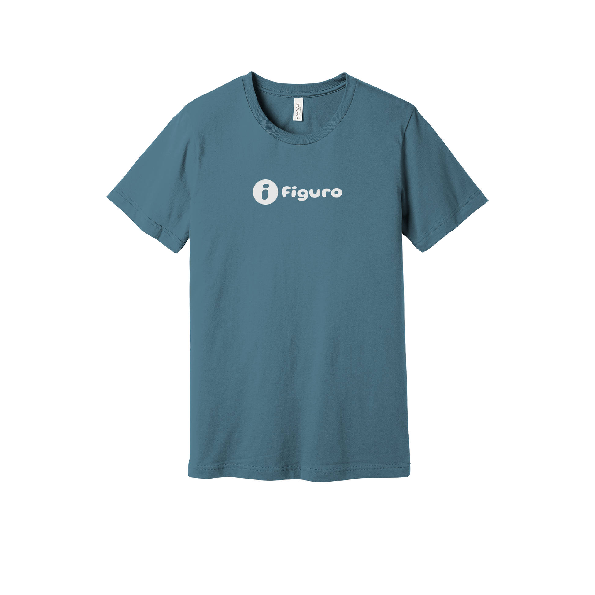 getfiguro-everyday-essentials-short-sleeve-tee-dtf-front-BC3001-steelblue-flat-front