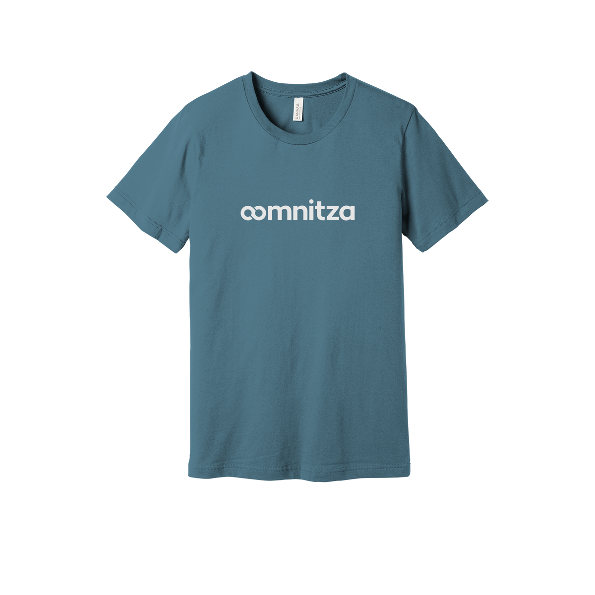 oomnitza-everyday-essentials-short-sleeve-tee-dtf-front-BC3001-steelblue-flat-front