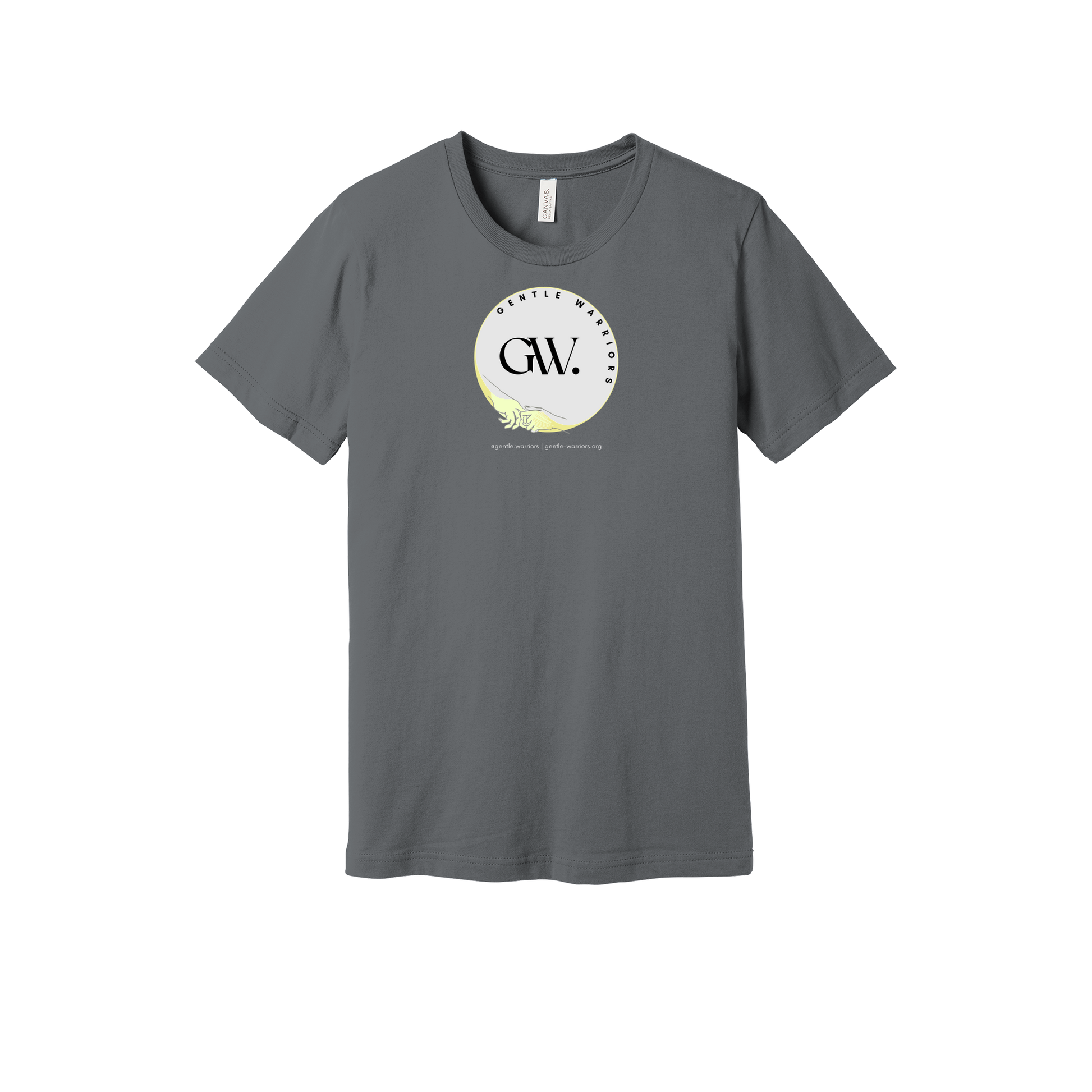 gentle-warriors-everyday-essentials-short-sleeve-tee-dtf-front-BC3001-storm-flat-front