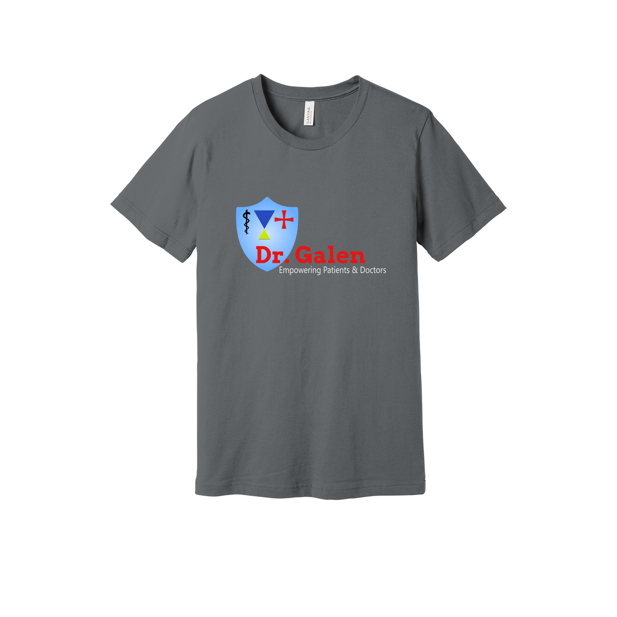 drgalen-everyday-essentials-clinic-short-sleeve-tee-dtf-front-BC3001-storm-flat-front