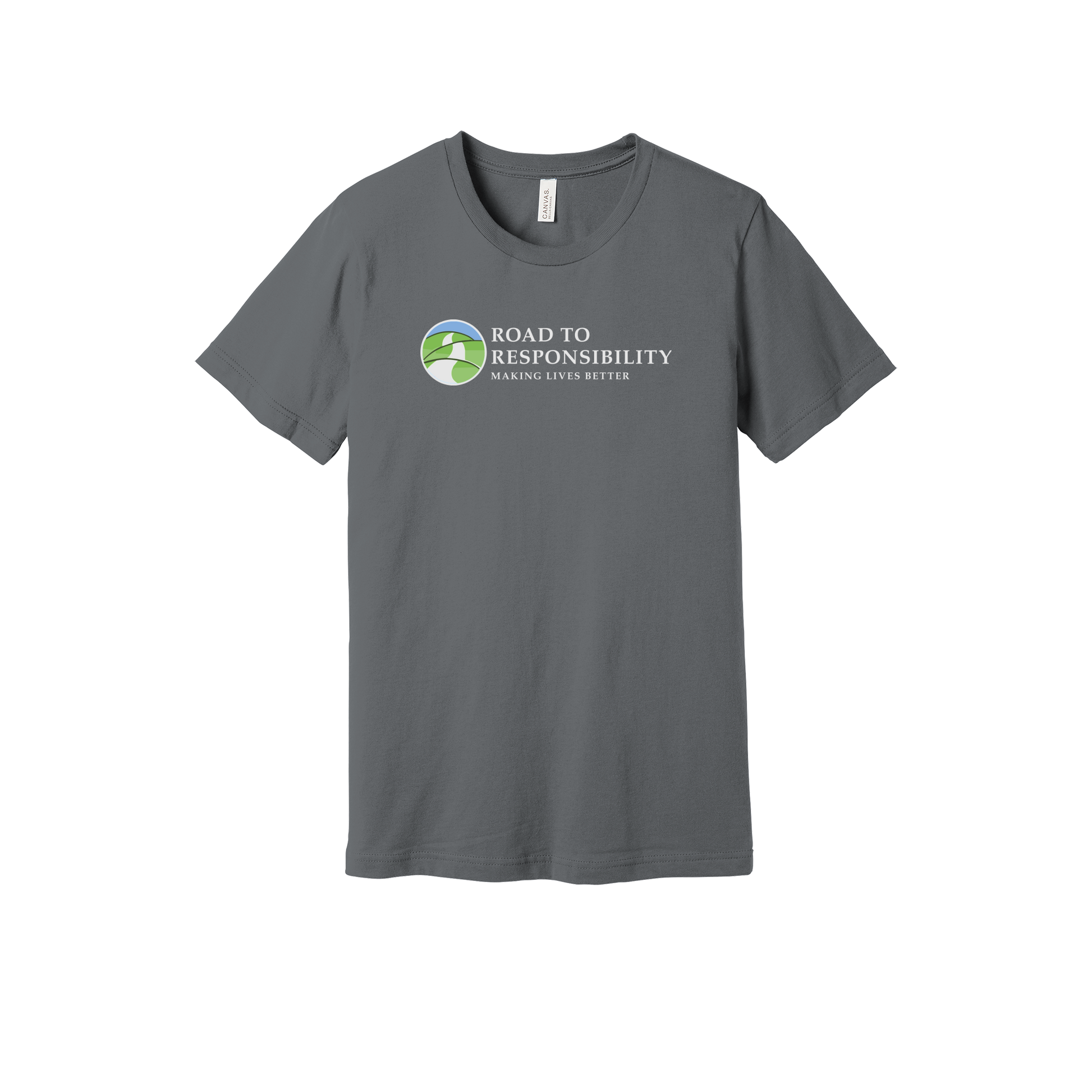 roadtoresponsibility-everyday-essentials-short-sleeve-tee-dtf-front-BC3001-storm-flat-front