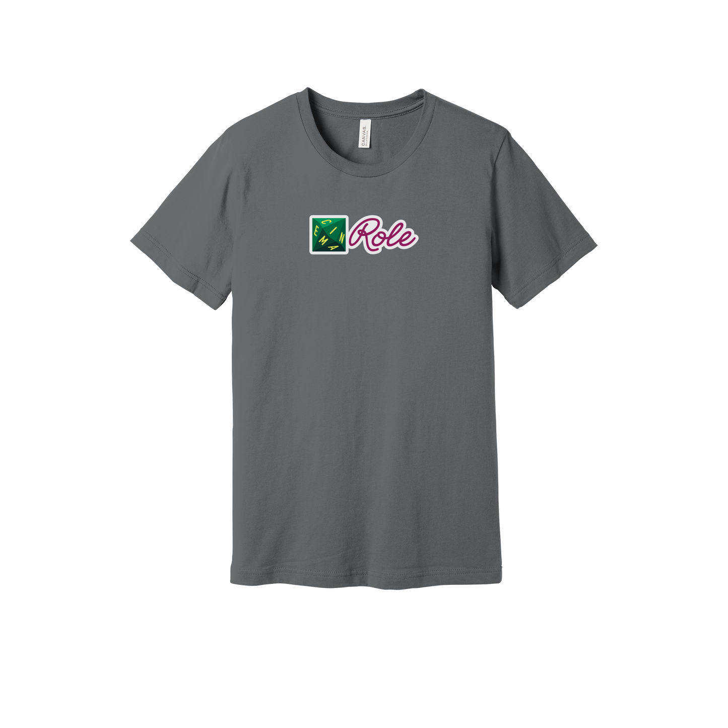 cinemarole-everyday-essentials-short-sleeve-tee-dtf-front-BC3001-storm-flat-front