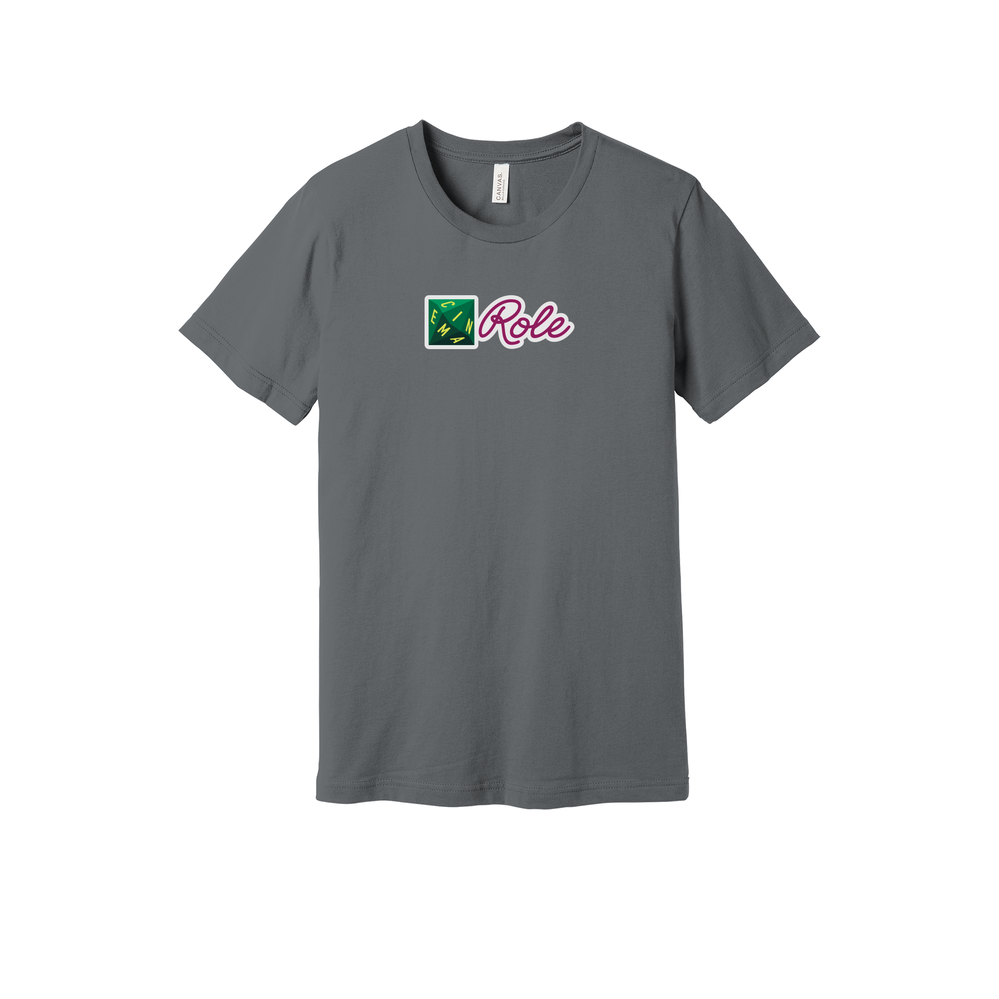 cinemarole-everyday-essentials-short-sleeve-tee-dtf-front-BC3001-storm-flat-front