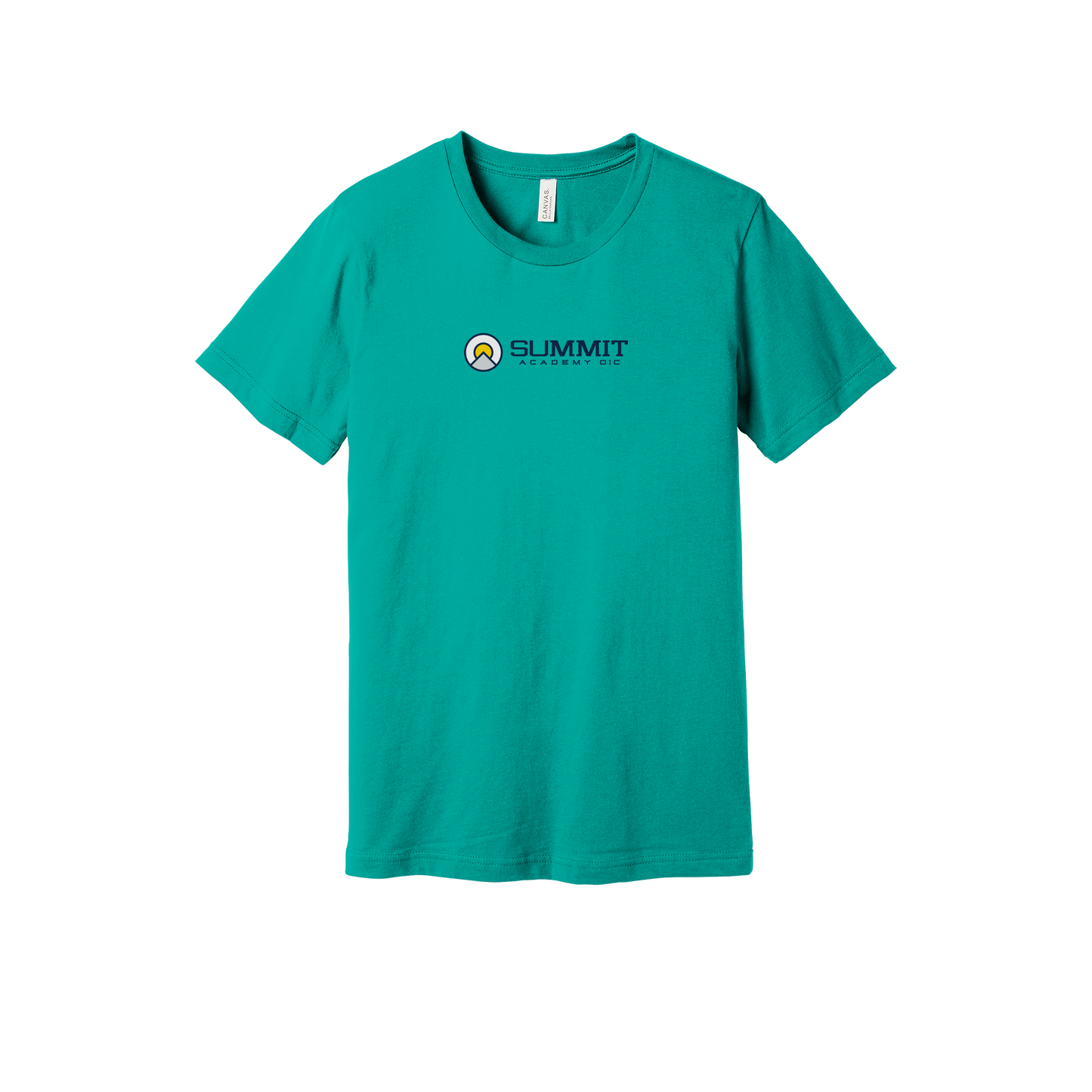 saoic-everyday-essentials-short-sleeve-tee-dtf-front-BC3001-teal-flat-front