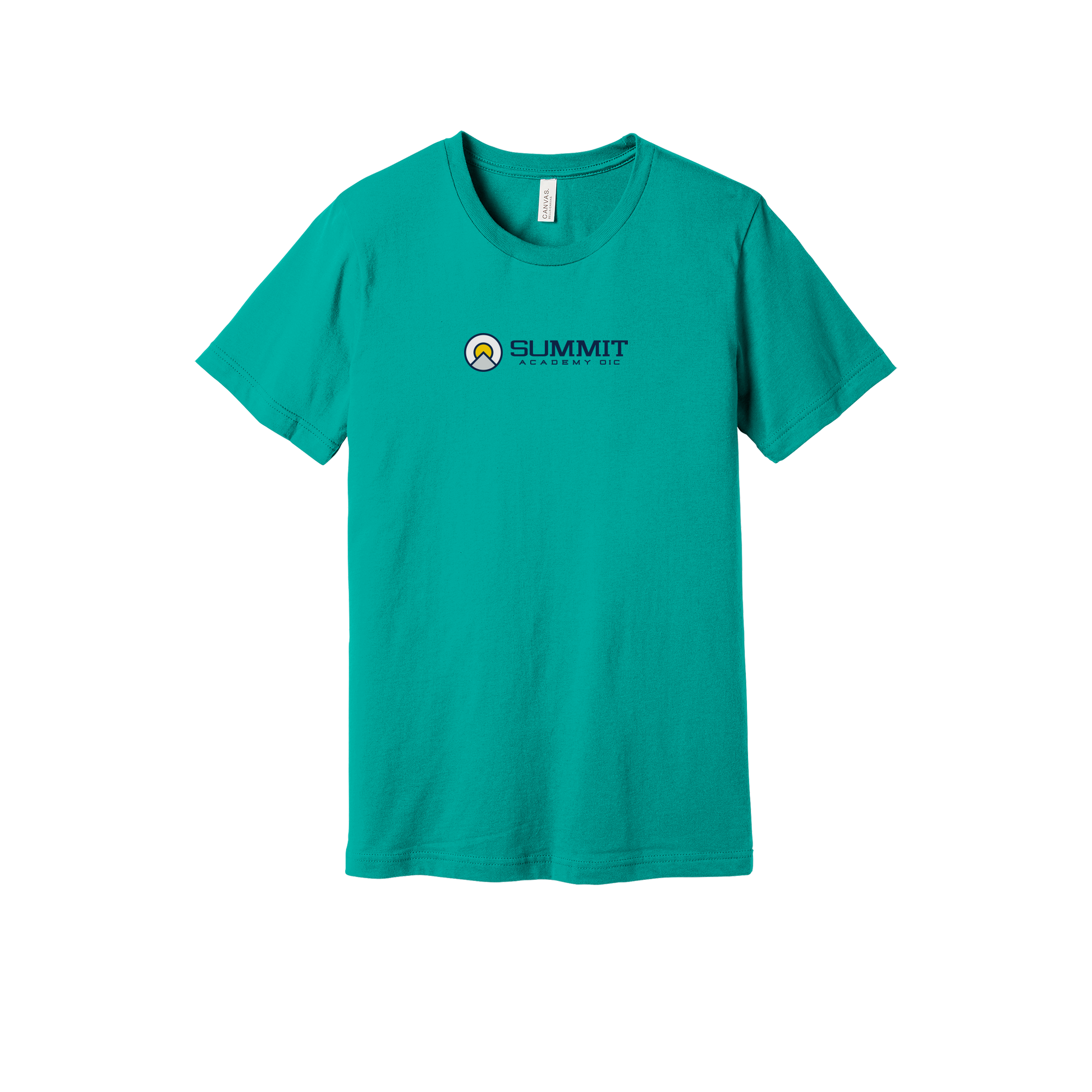saoic-everyday-essentials-short-sleeve-tee-dtf-front-BC3001-teal-flat-front