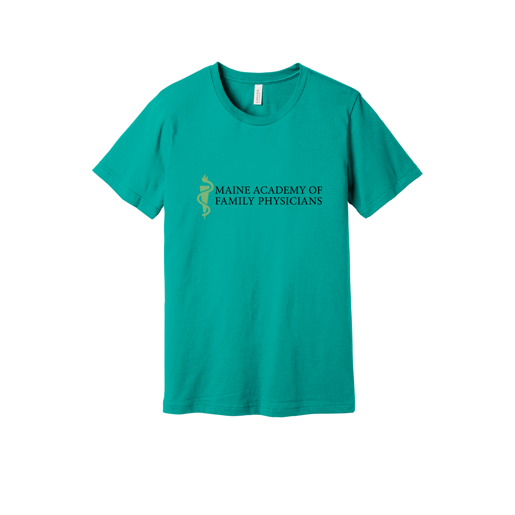 maineafp-everyday-essentials-clinic-short-sleeve-tee-dtf-front-BC3001-teal-flat-front