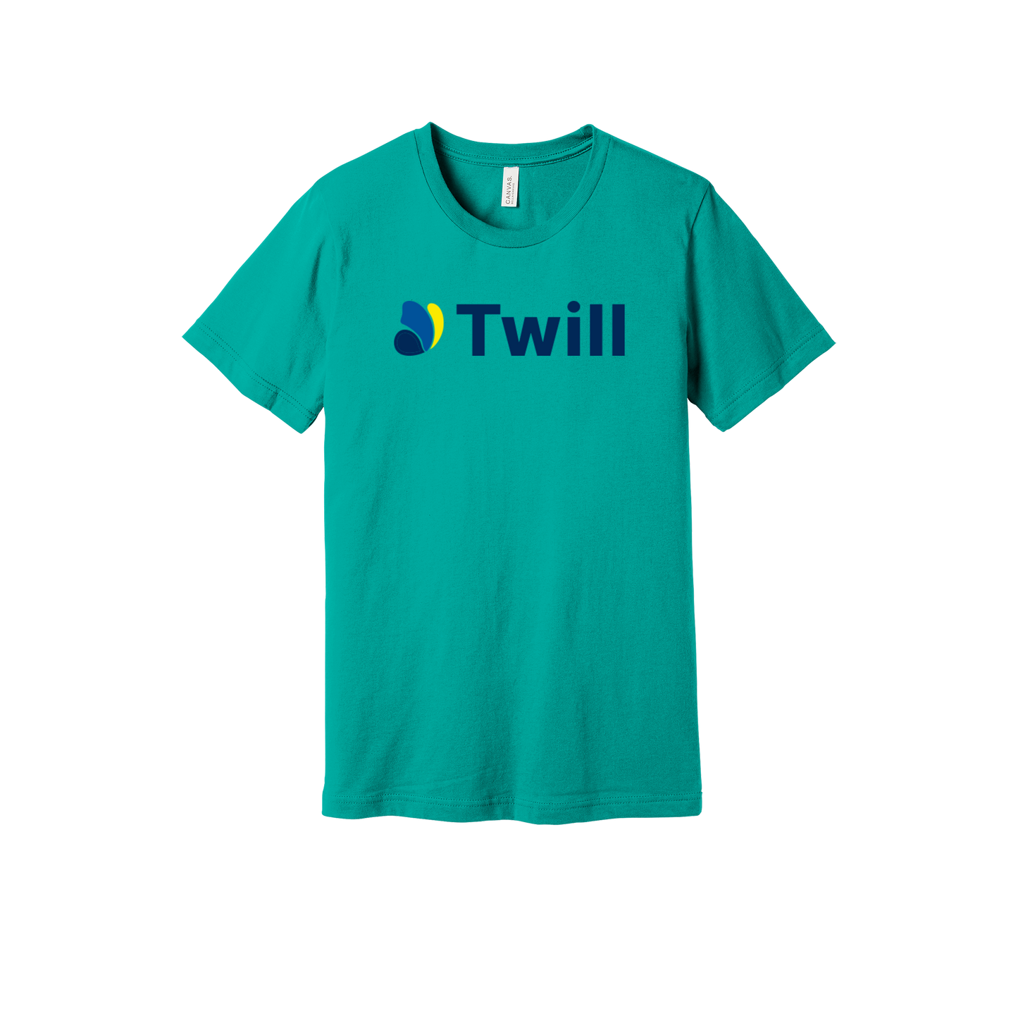 withtwill-everyday-essentials-short-sleeve-tee-dtf-front-BC3001-teal-flat-front